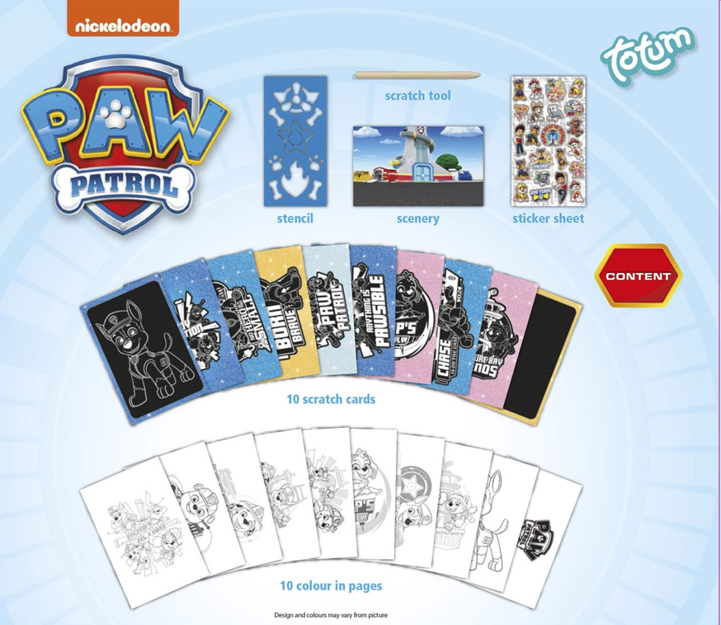 Totum Paw Patrol Scratchbook