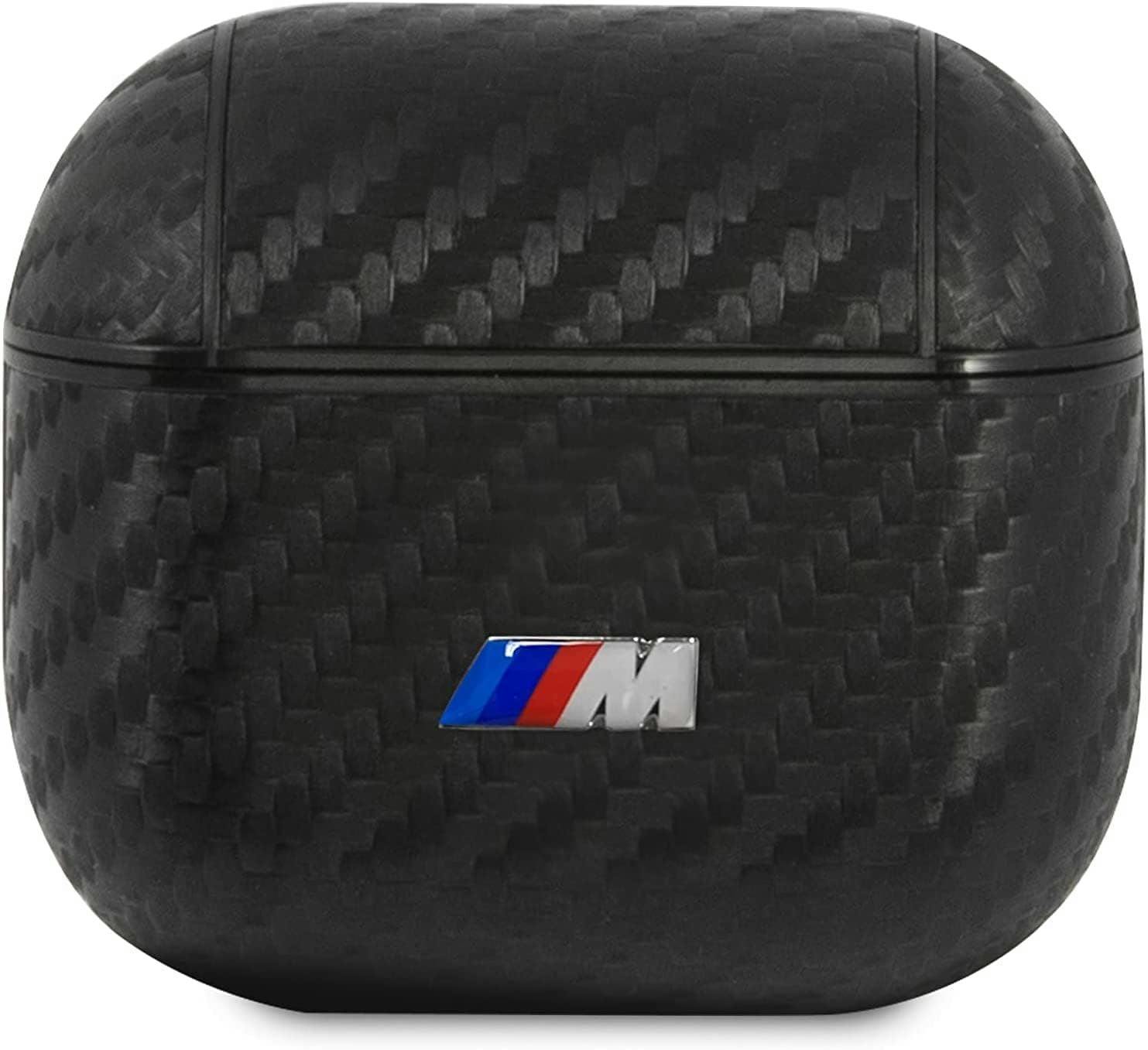 Bmw Black M Series Pu Carbon Cover For Airpods 3 - Bma3wmpuca