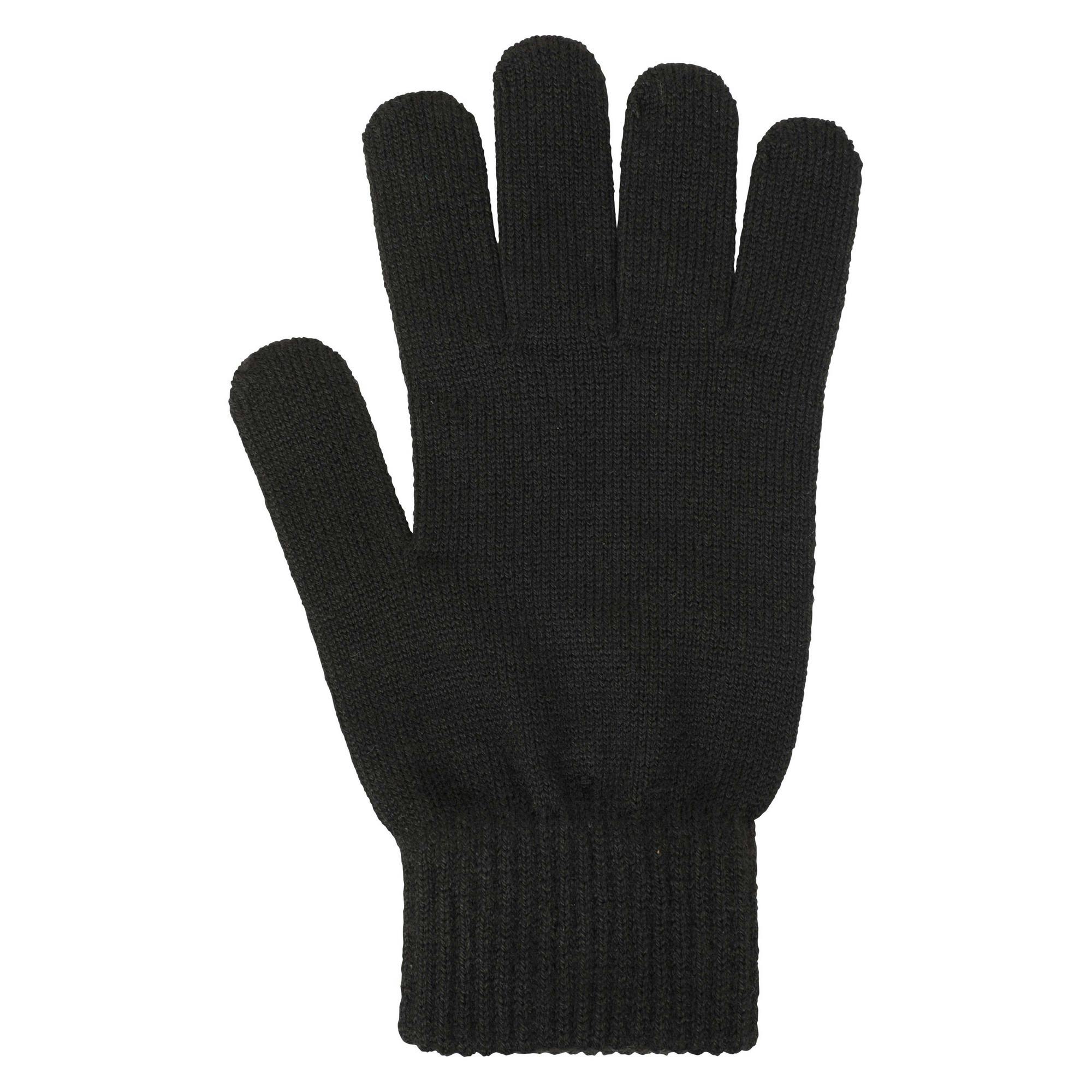 Mountain Warehouse Women's Black Knitted Everyday Gloves - One Size