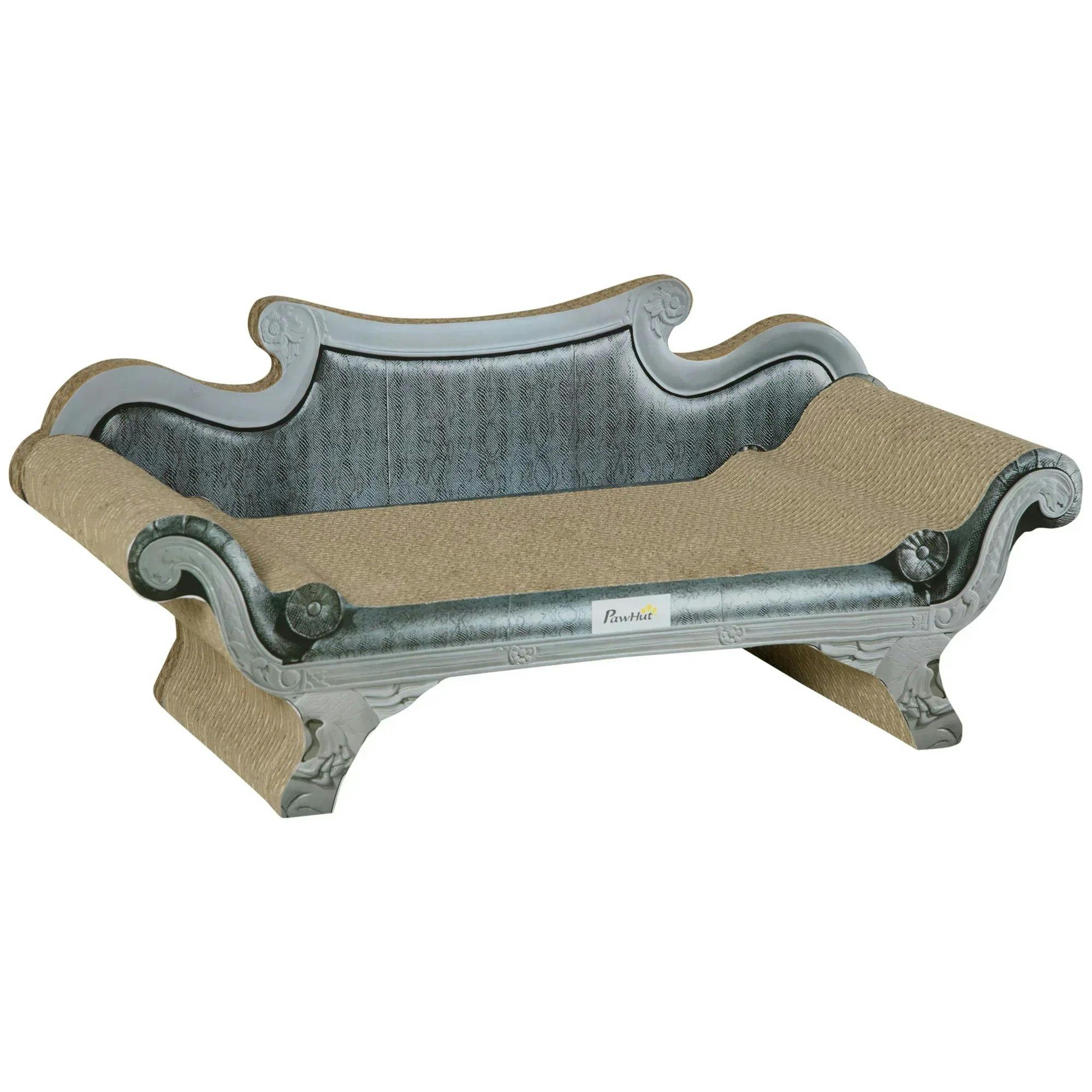 B&Q - Cat Scratcher Lounger Cardboard White Kraft 60X29X26.5Cm - Image 6