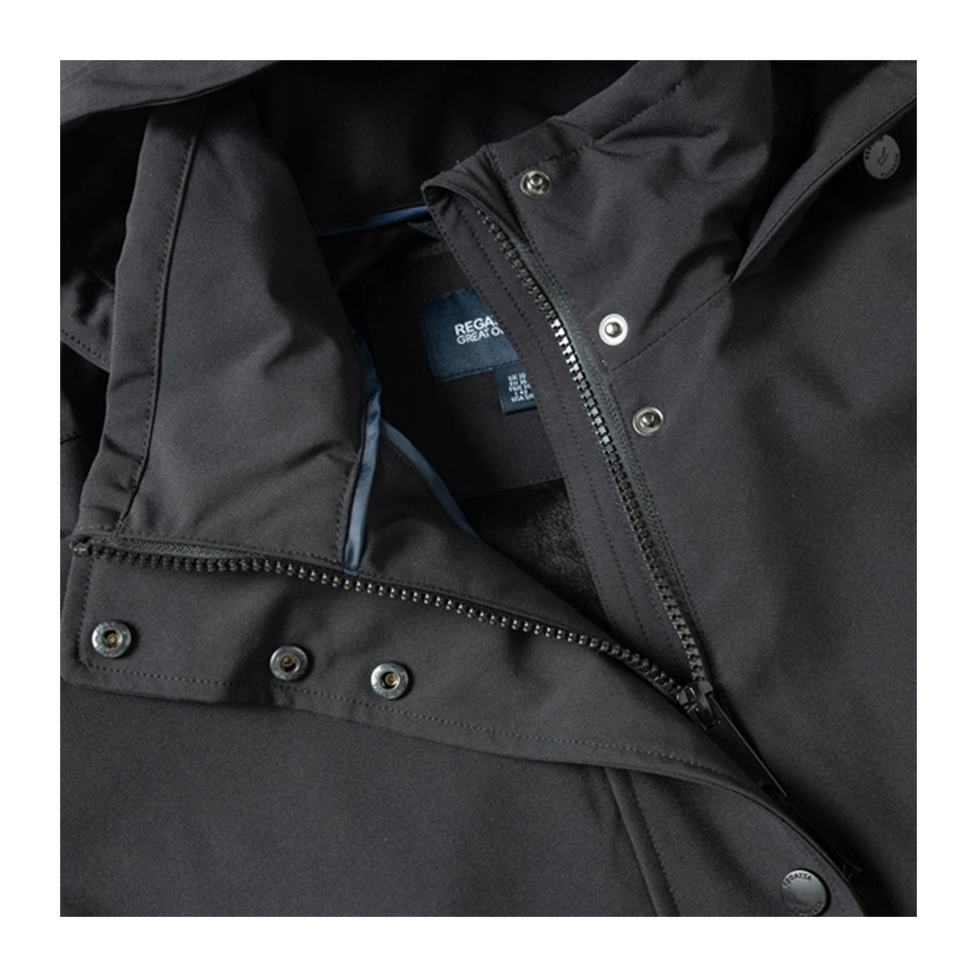 Regatta Women's Black Yasira Insulated Jacket - 10 Uk - 100% Polyester