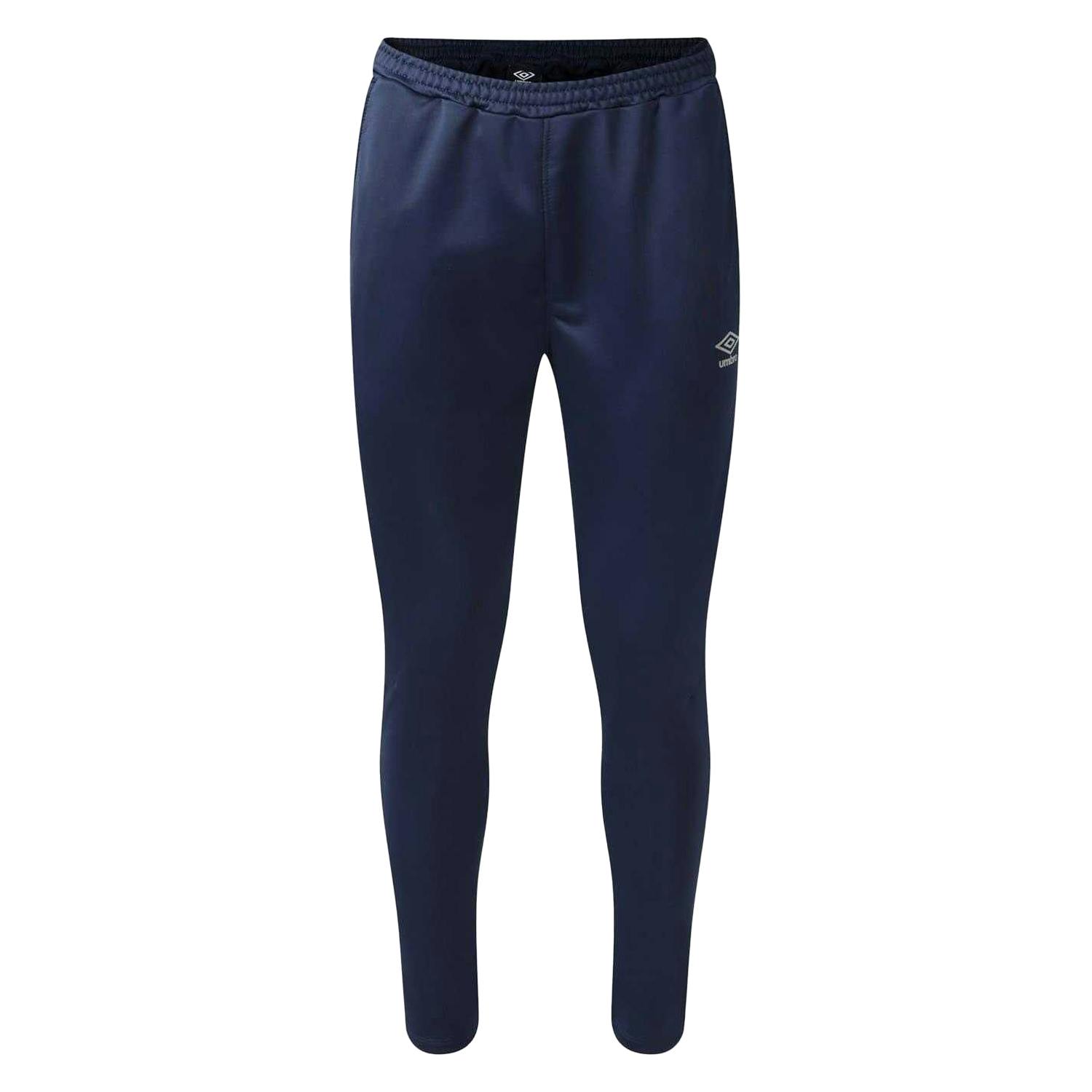 Umbro Men's Active Slim Running Tracksuit Bottoms - Navy - S - Navy - 100% Polyester