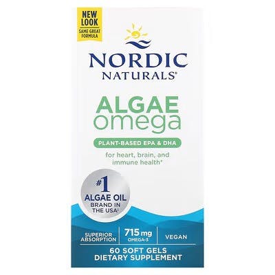 Nordic Naturals {Aisle K} | Algae Omega- 715Mg Omega 3 | 1 X 60 Softgels - Image 8