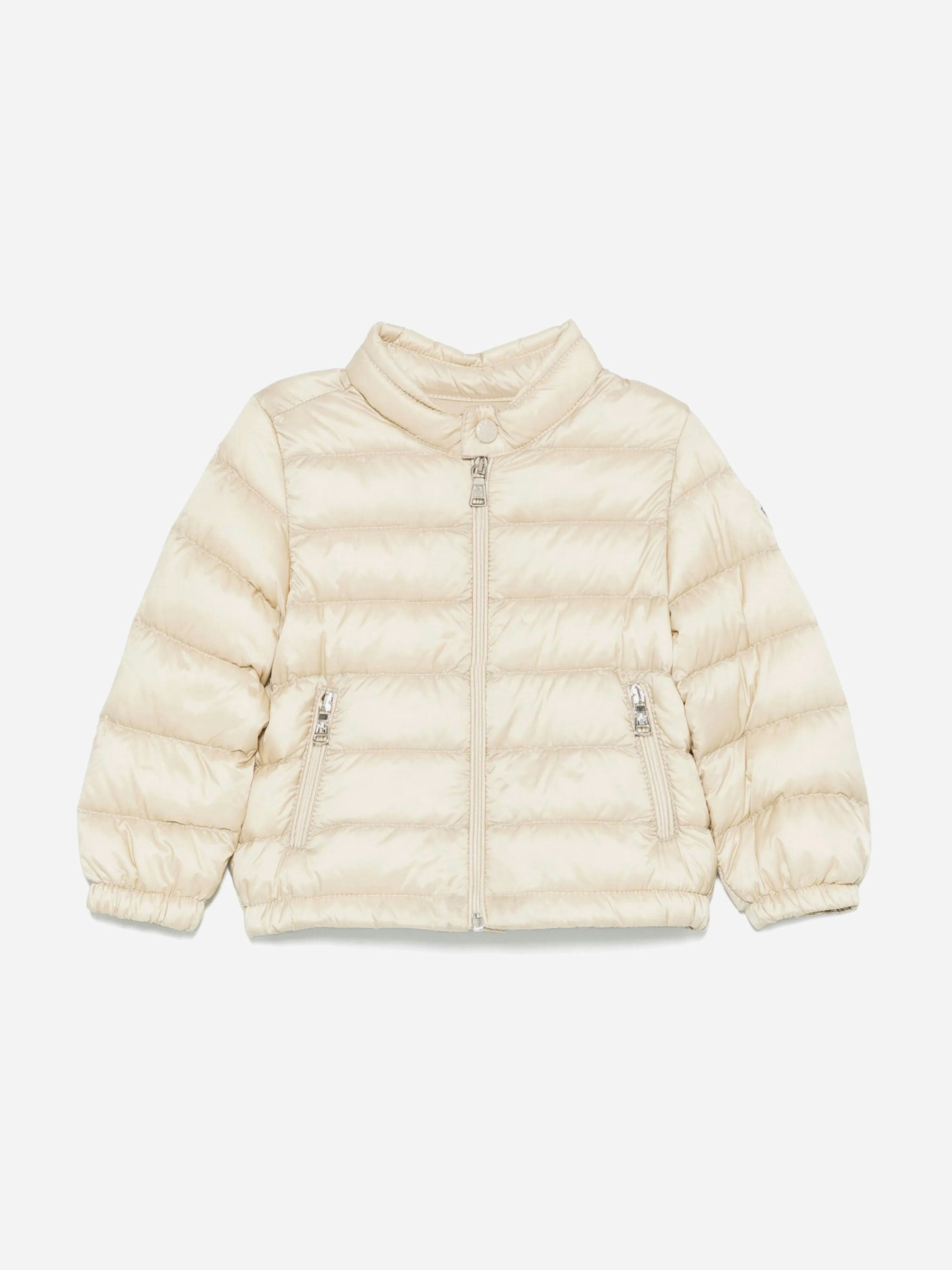Moncler Enfant Men's Beige Baby Boys Down Padded Acorus Jacket In - 9 - 12 Mths