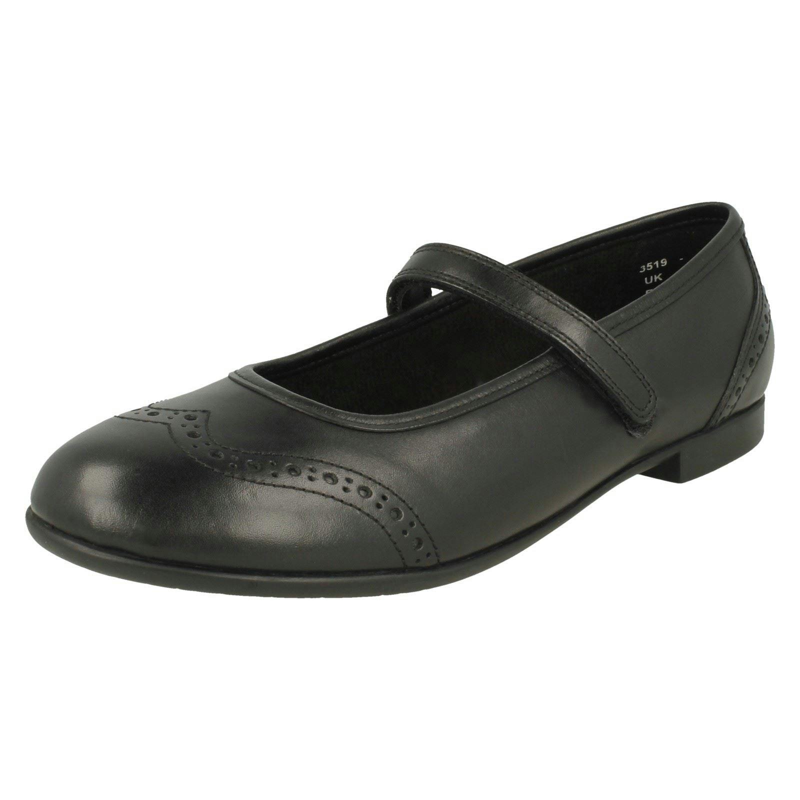 Start-Rite Girls Black Angry Angels By Brogue Detailed School Shoes Impress - Leather - Uk 5.5 Child - M