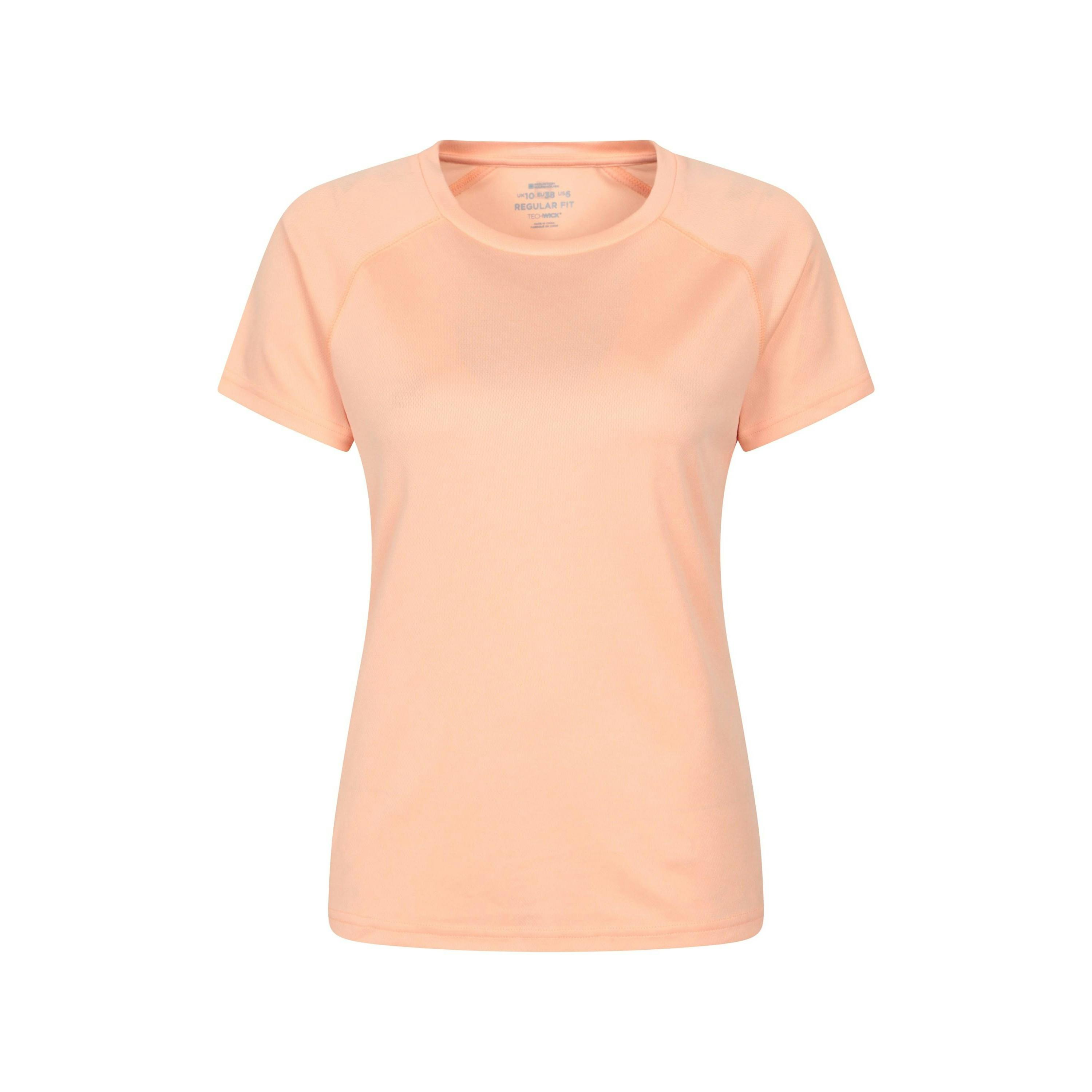 Mountain Warehouse Women's Light/Pink Endurance T-Shirt - 18 Uk - 100% Polyester