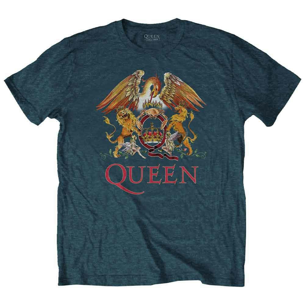 Paradiso Clothing Unisex Blue Queen Classic Crest T Shirt - Xxl