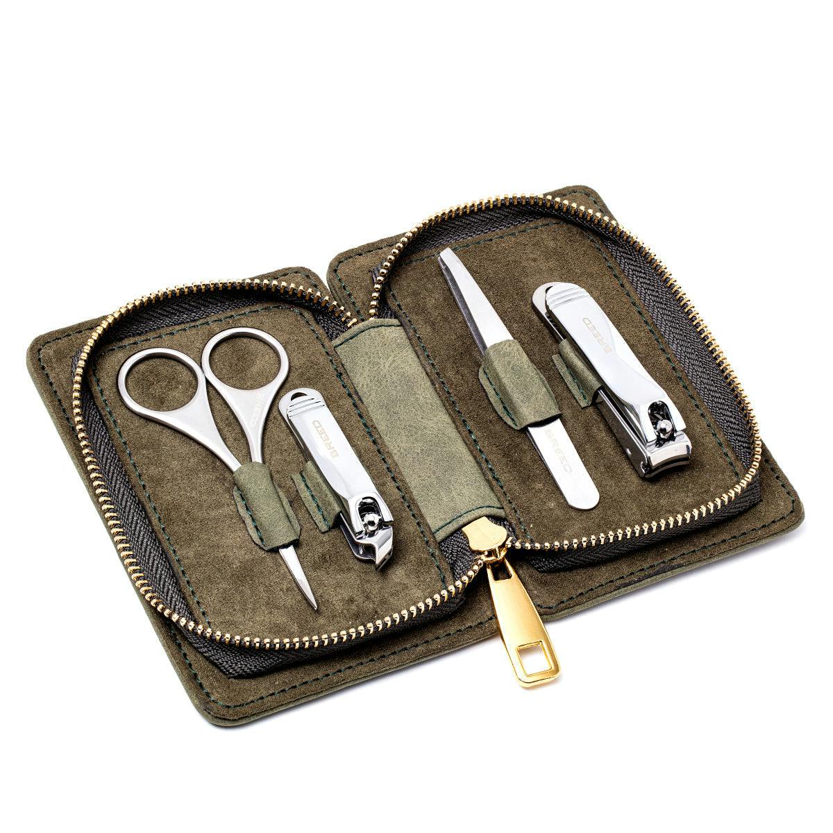 Breed Green Sabre 4 Piece Surgical Steel Groom Kit