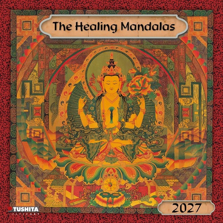 Rackhams Healing Mandalas Calendar 2027, Wall Calendars, Month To View, Lifestyle, Gift - Image 4