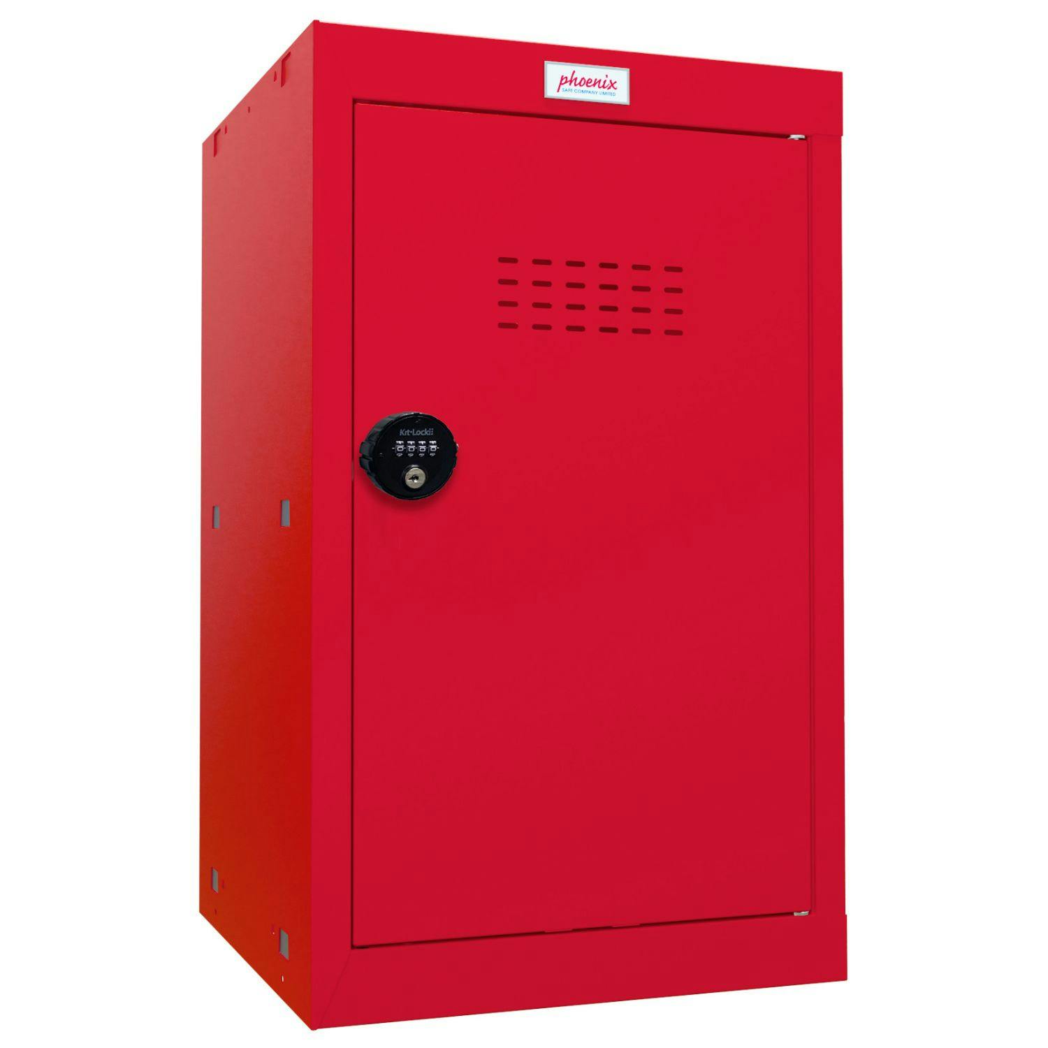 Rackhams Red Phoenix Cl0644rrc Size 3 Cube Locker With Combination Lock - Steel - 20