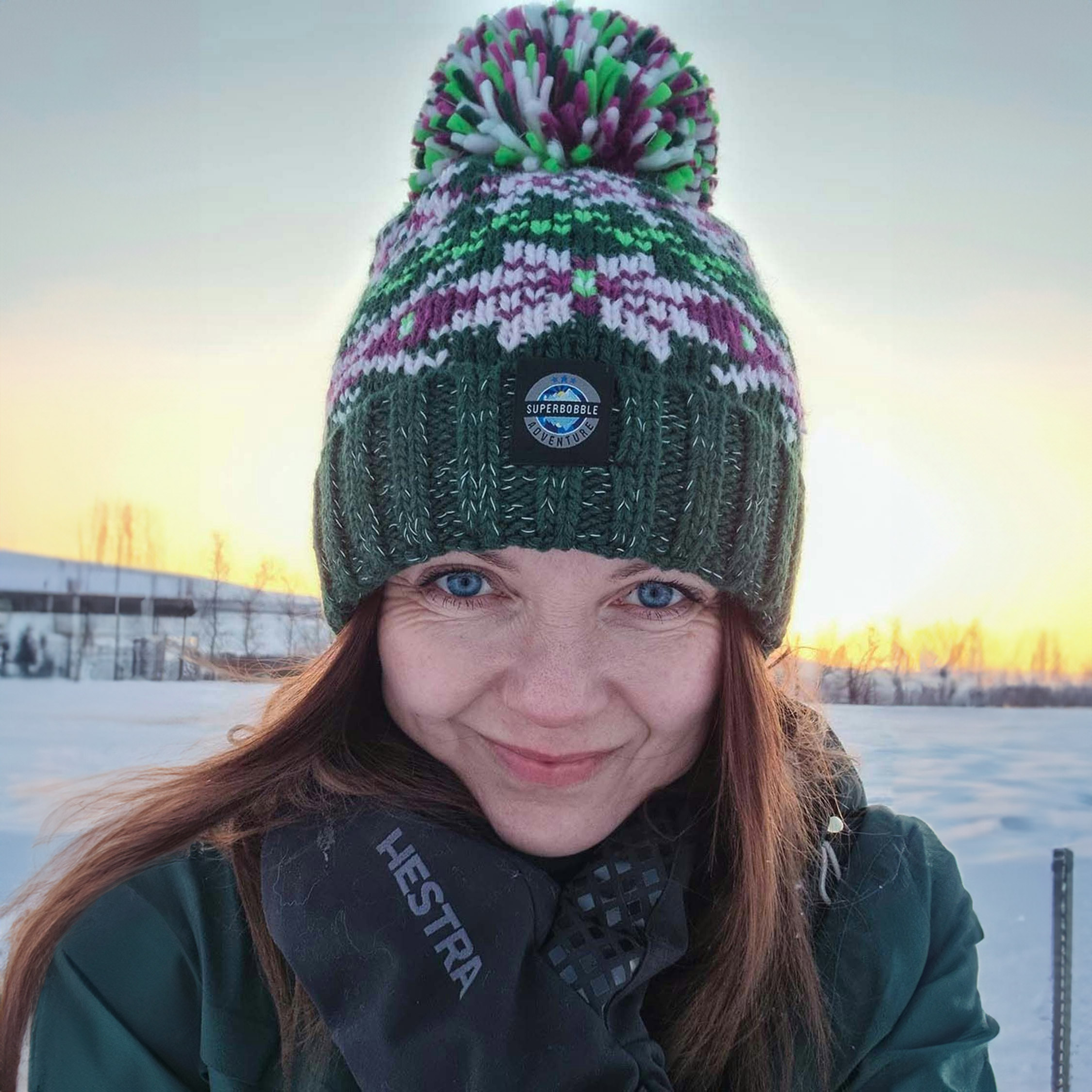 Woodland Nordic Knit Unisex Bobble Hat - - Image 5