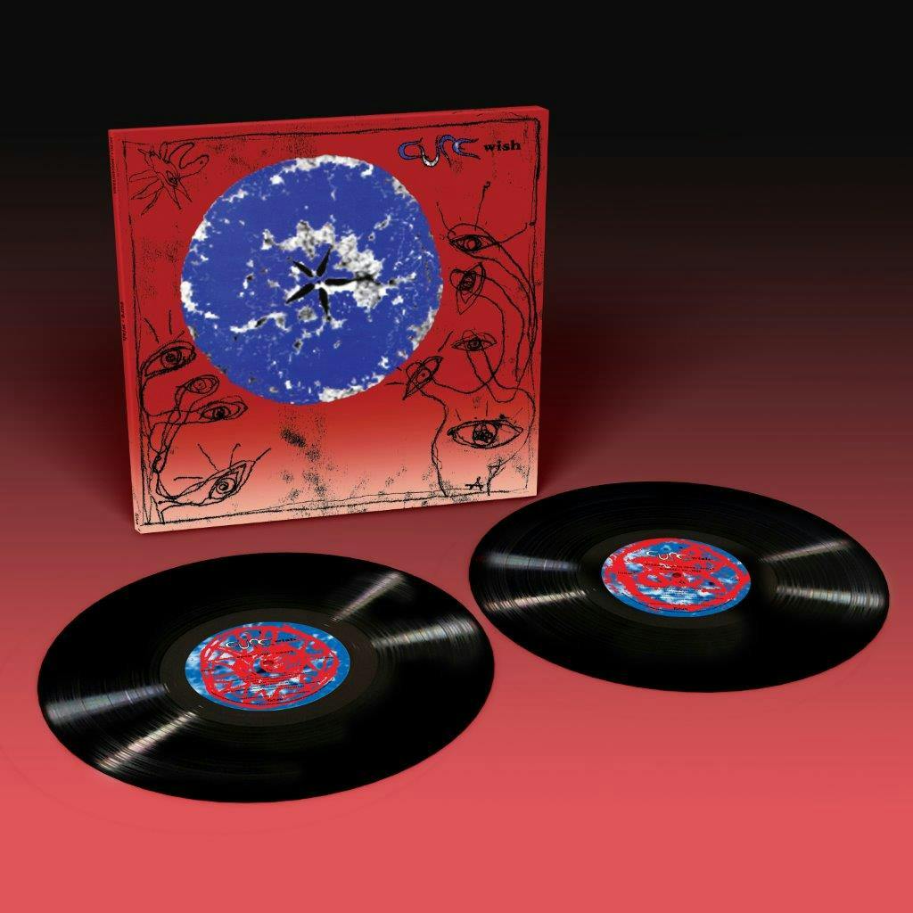 Eyesore Merch Black The Cure 'Wish' 30Th Anniversary Edition (Remastered) 2Lp Vinyl