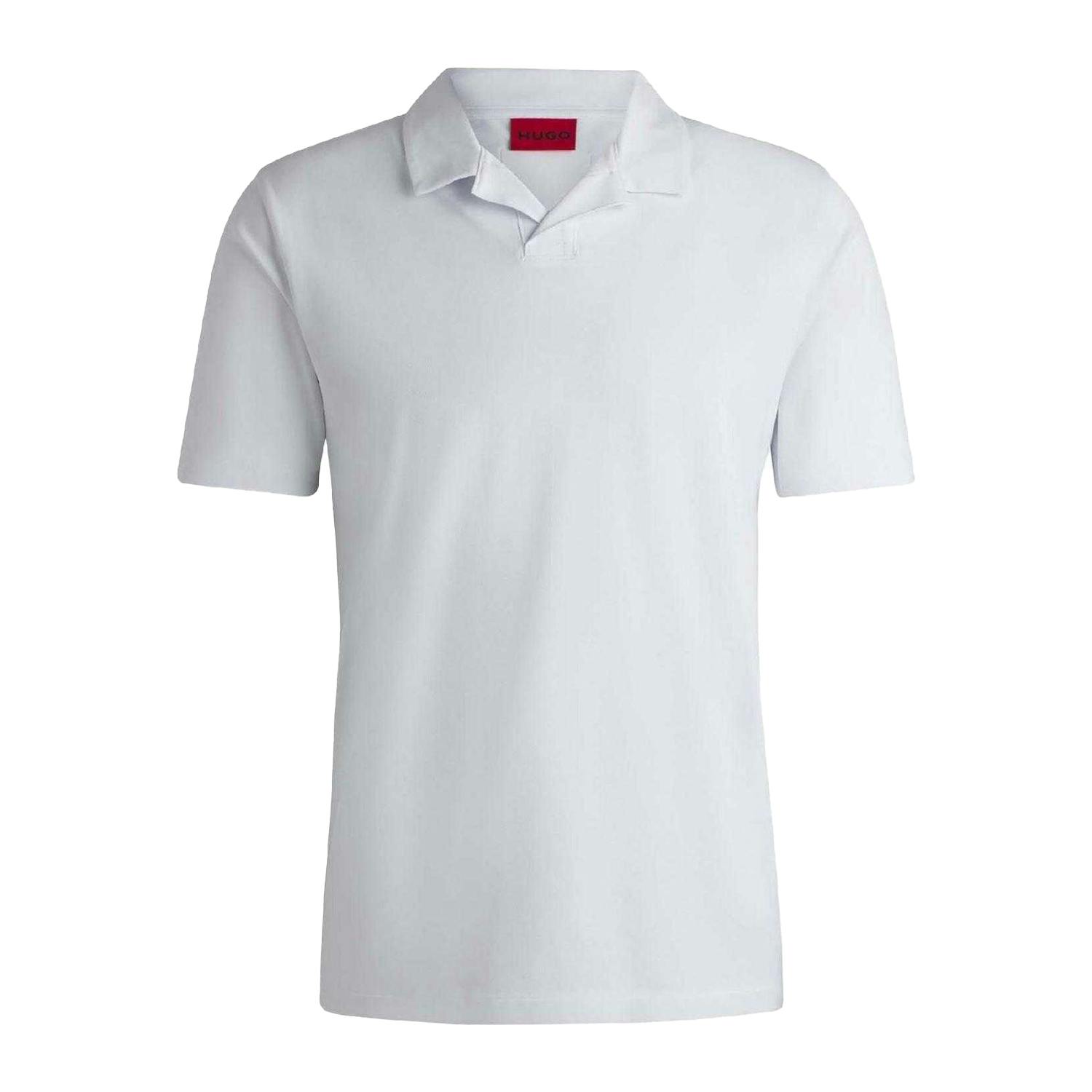 Hugo Men's White Dimerspolo Polo Shirt - Xl - 96% Cotton/4% Elastane