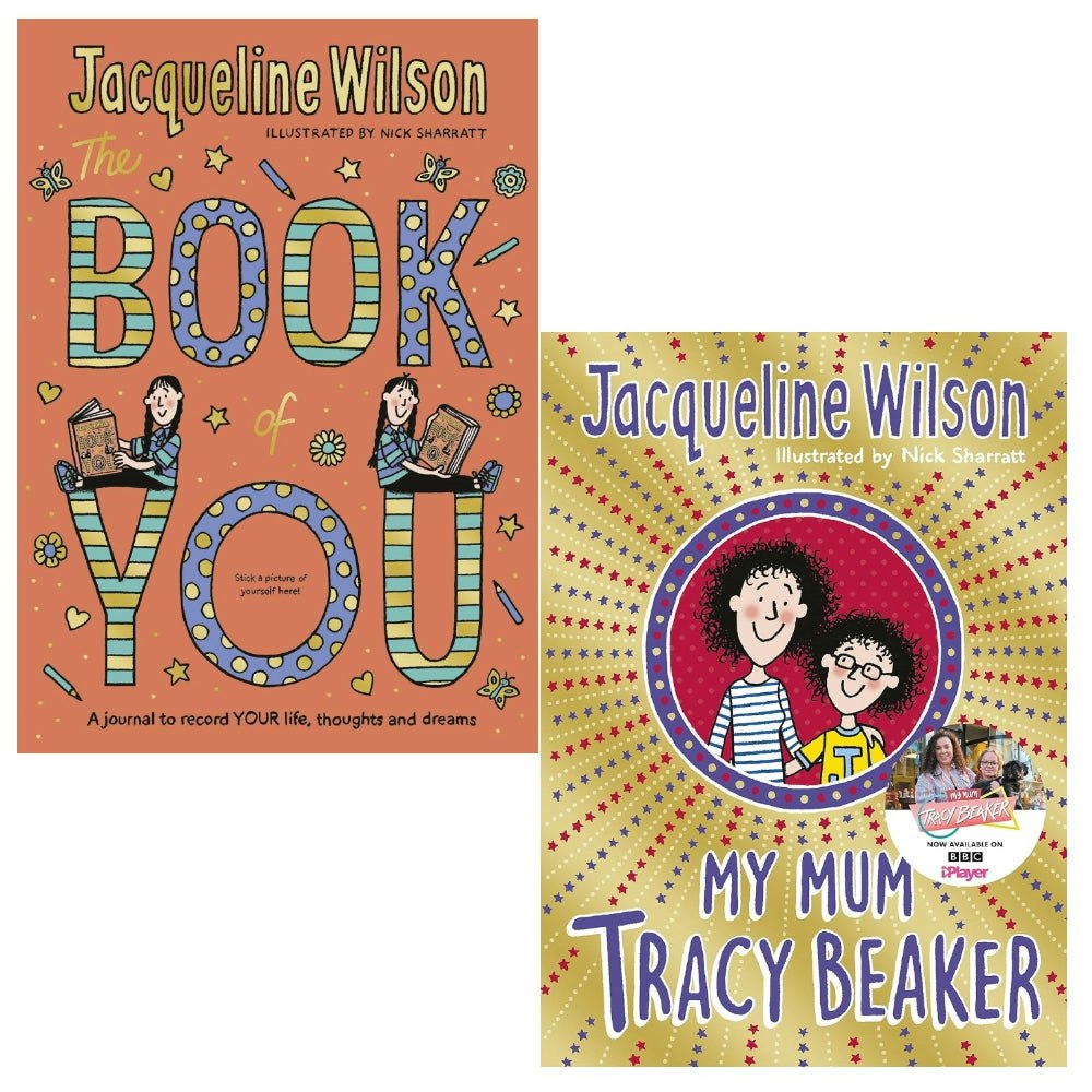 Penguin Jacqueline Wilson 2 Books Set (My Mum Tracy Beaker [Hardcover], The Book Of You)