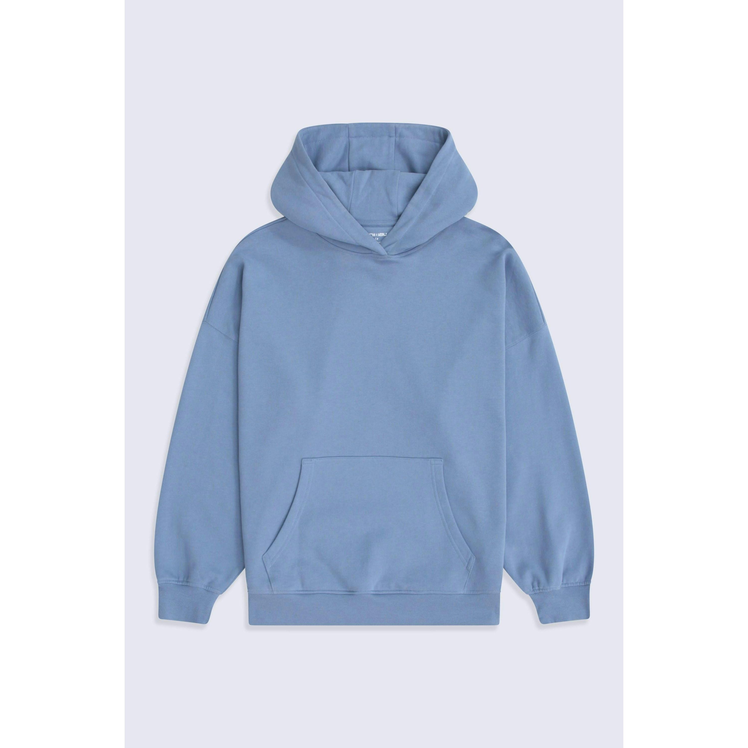 Animal Women's Blue Idol Drop Shoulder Hoodie - Pale - Xl - Pale - 100% Organic Cotton