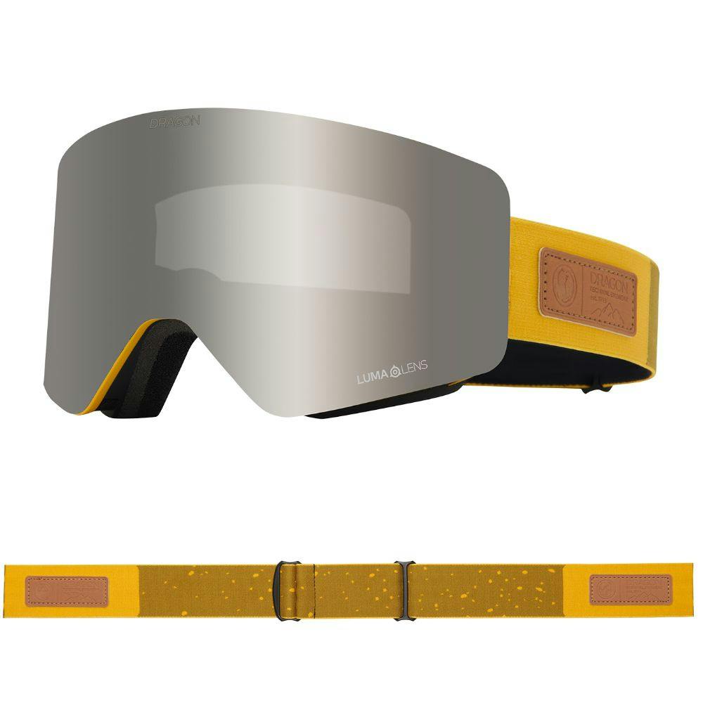 Dragon Yellow/Silver/Amber R1 Otg - Stone With Lumalens Ionized & Lumalens Lens - Medium Fit