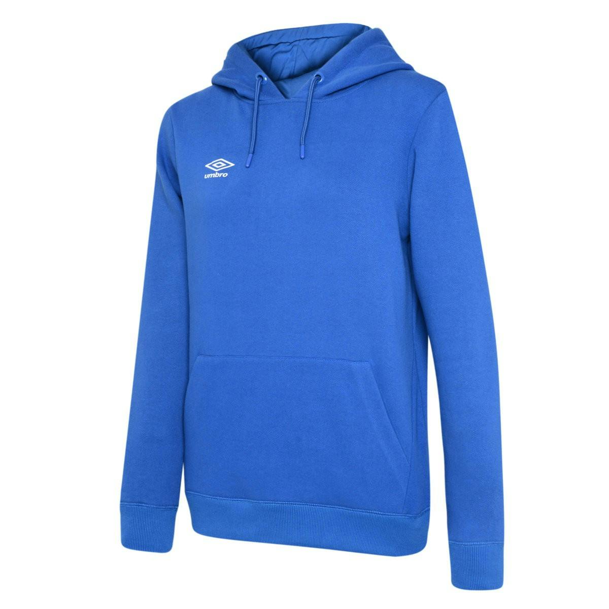 Umbro Women's Blue/White Club Leisure Hoodie - Royal - Royal - Xs - 70% Cotton/30% Polyester