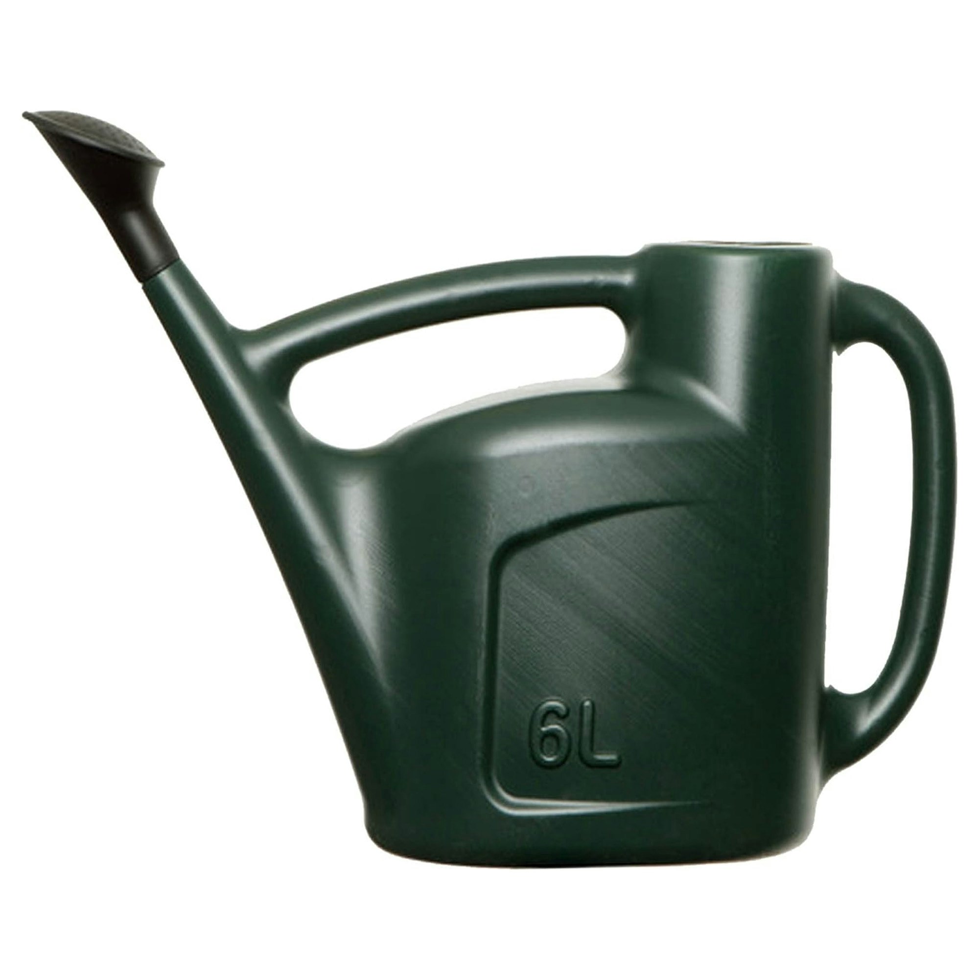 Storm Trading Group Green 6 Litre Garden Watering Cans With Detachable Rose Head Sprinkler & Durable Handle - 1 X