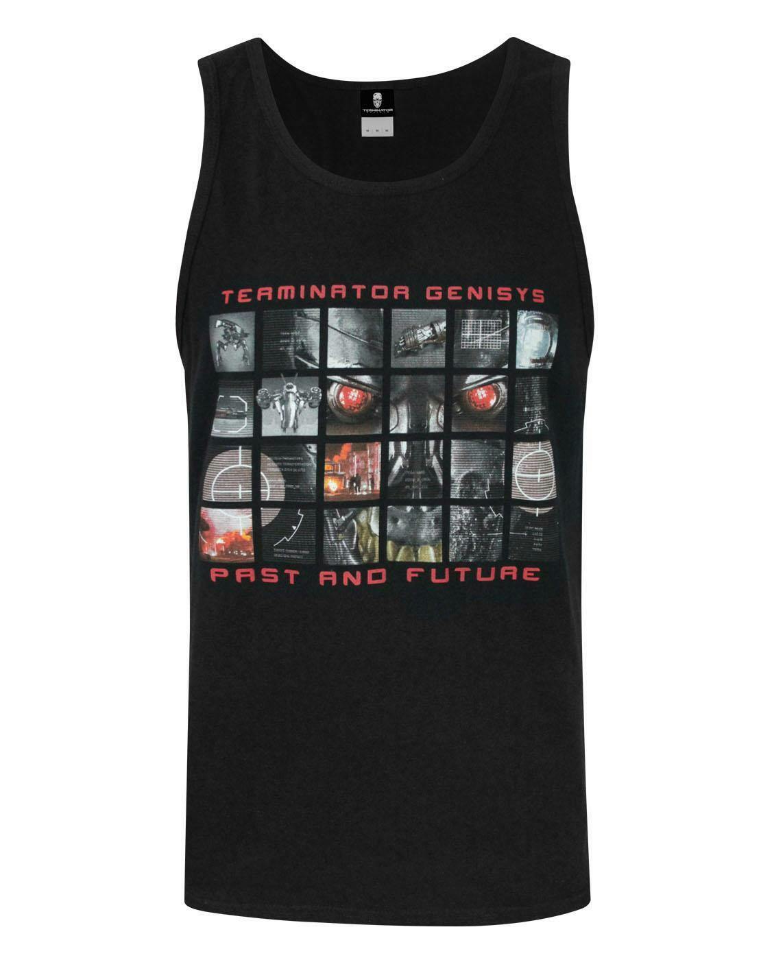 Vanilla Underground Men's Black Terminator Movie Graphic Vest - Small