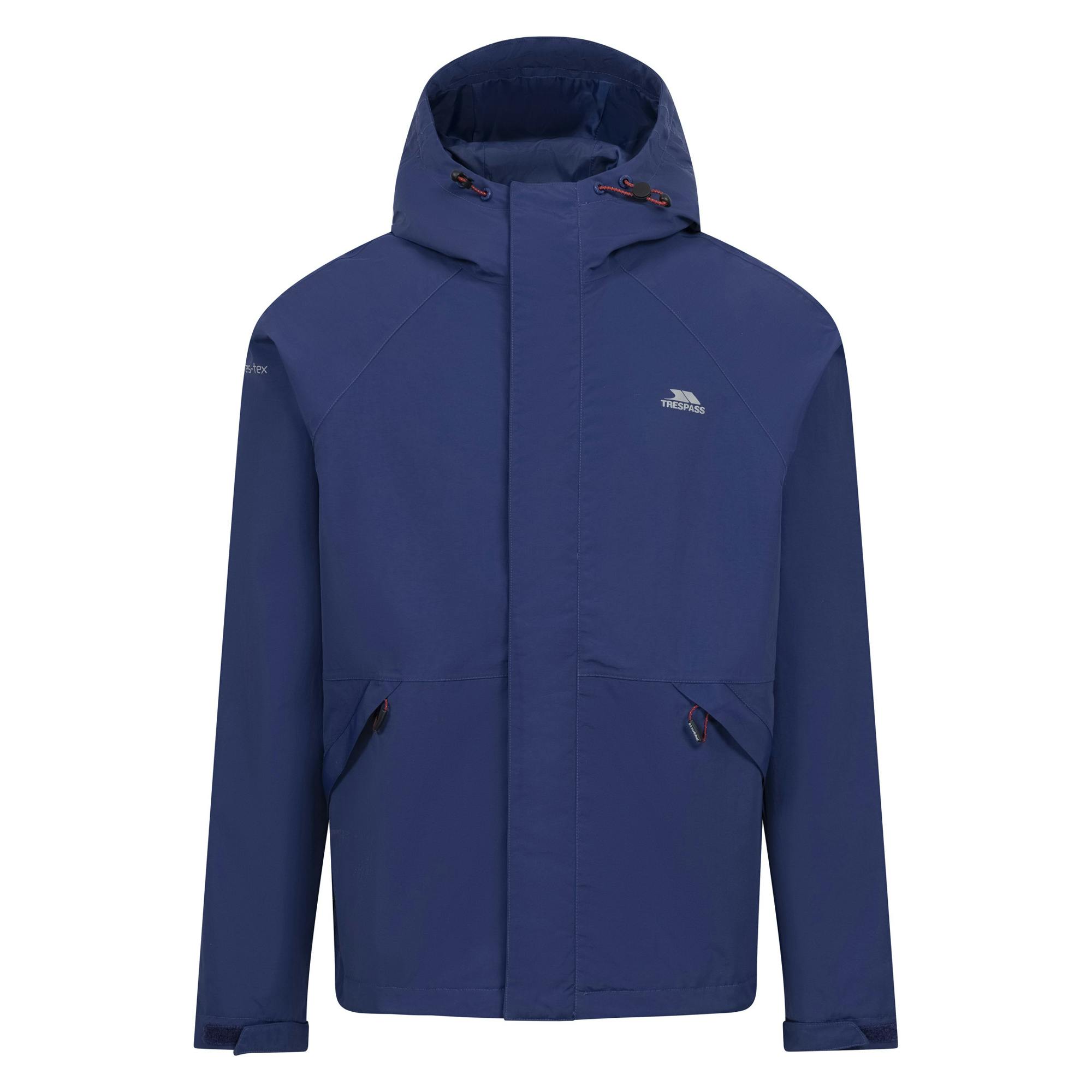 Trespass Men's Blue Bayhead Waterproof Jacket - Xl - 100% Mixed