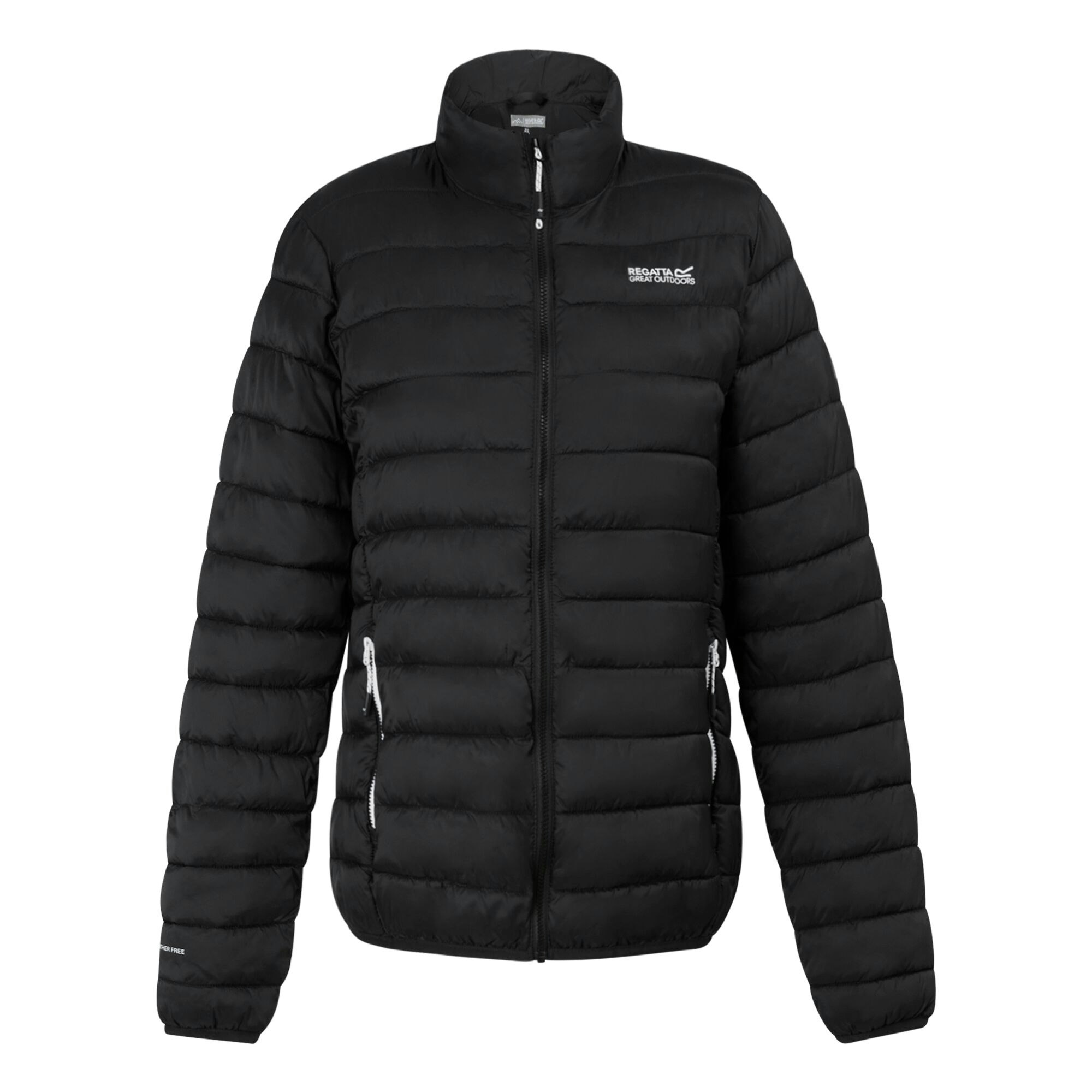 Regatta Women's Black Hillpack Ii Insulated Padded Jacket - Size 12 Uk
