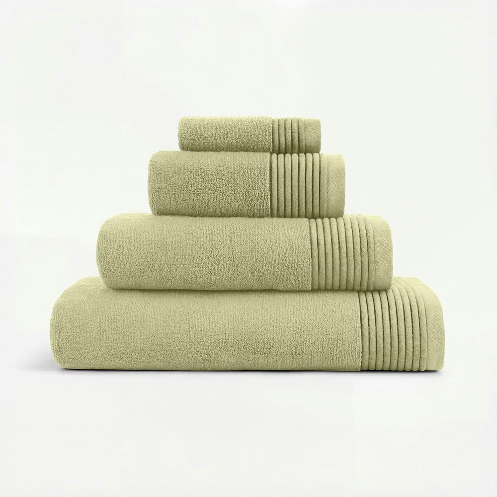 Bedable Unisex Green Plush Zero-Twist Cotton Towel - Face Towel - Hand Towel - Bath Towel -Bath Sheet In - Image 2