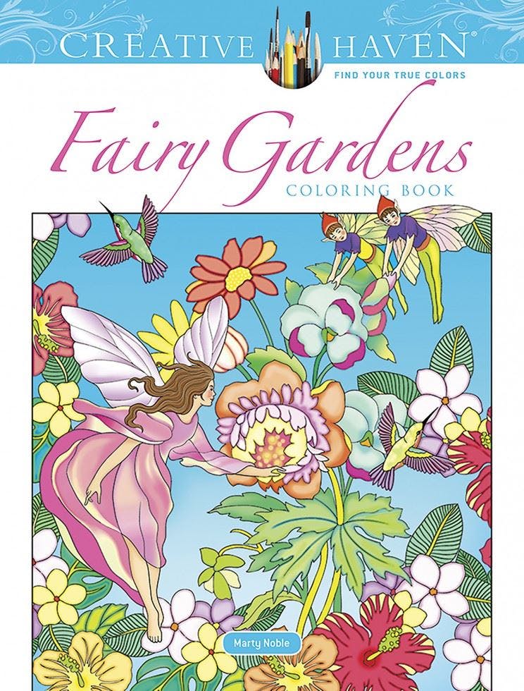Creative Haven Fairy Gardens Coloring Book - Image 7