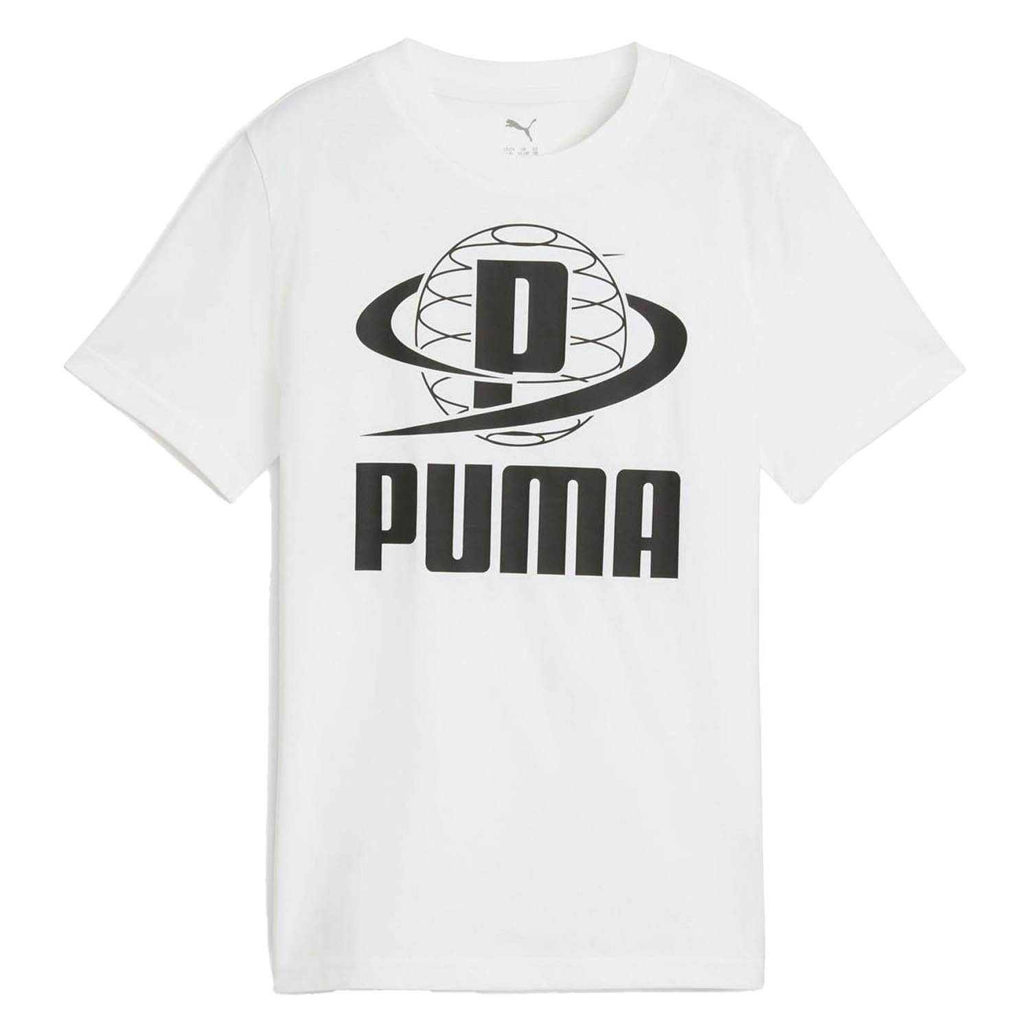 Puma White Childrens/Kids Ii Graphic Print T-Shirt - Size 11-12 Years