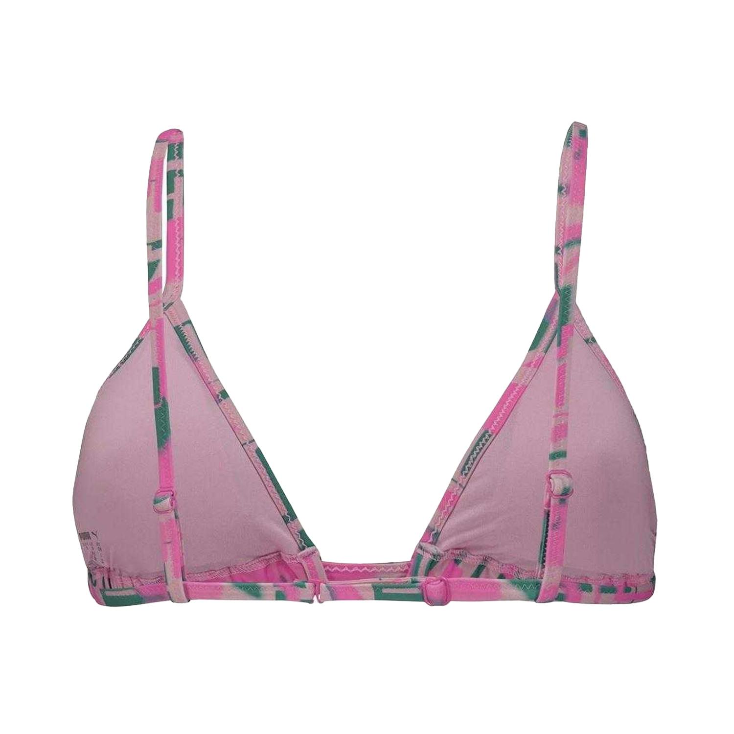 Puma Women's Pink Triangle Cups Bikini - 14 Uk - 80% Polyamide/20% Elastane
