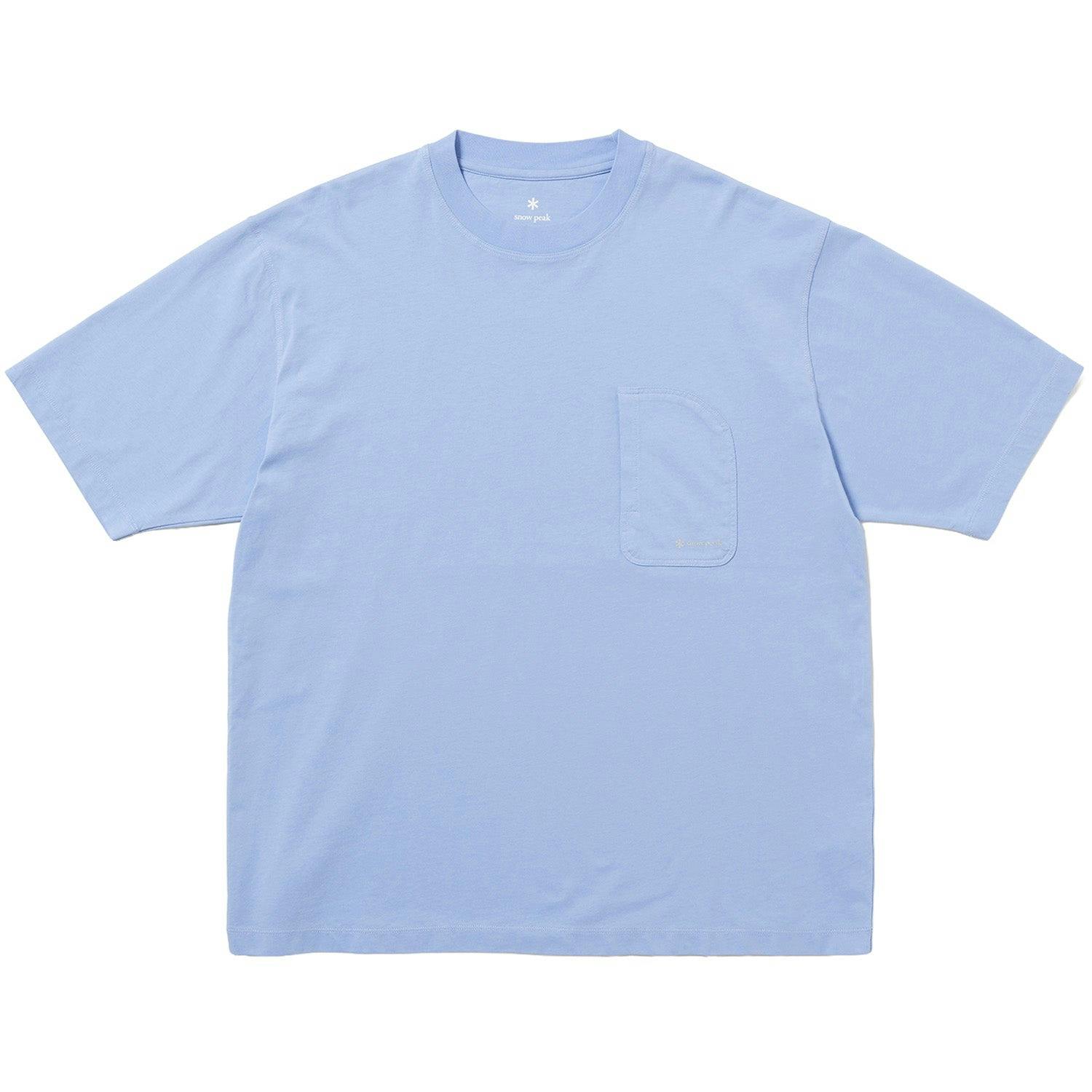 Snow Peak Blue Og Mercerised T-Shirt - Small