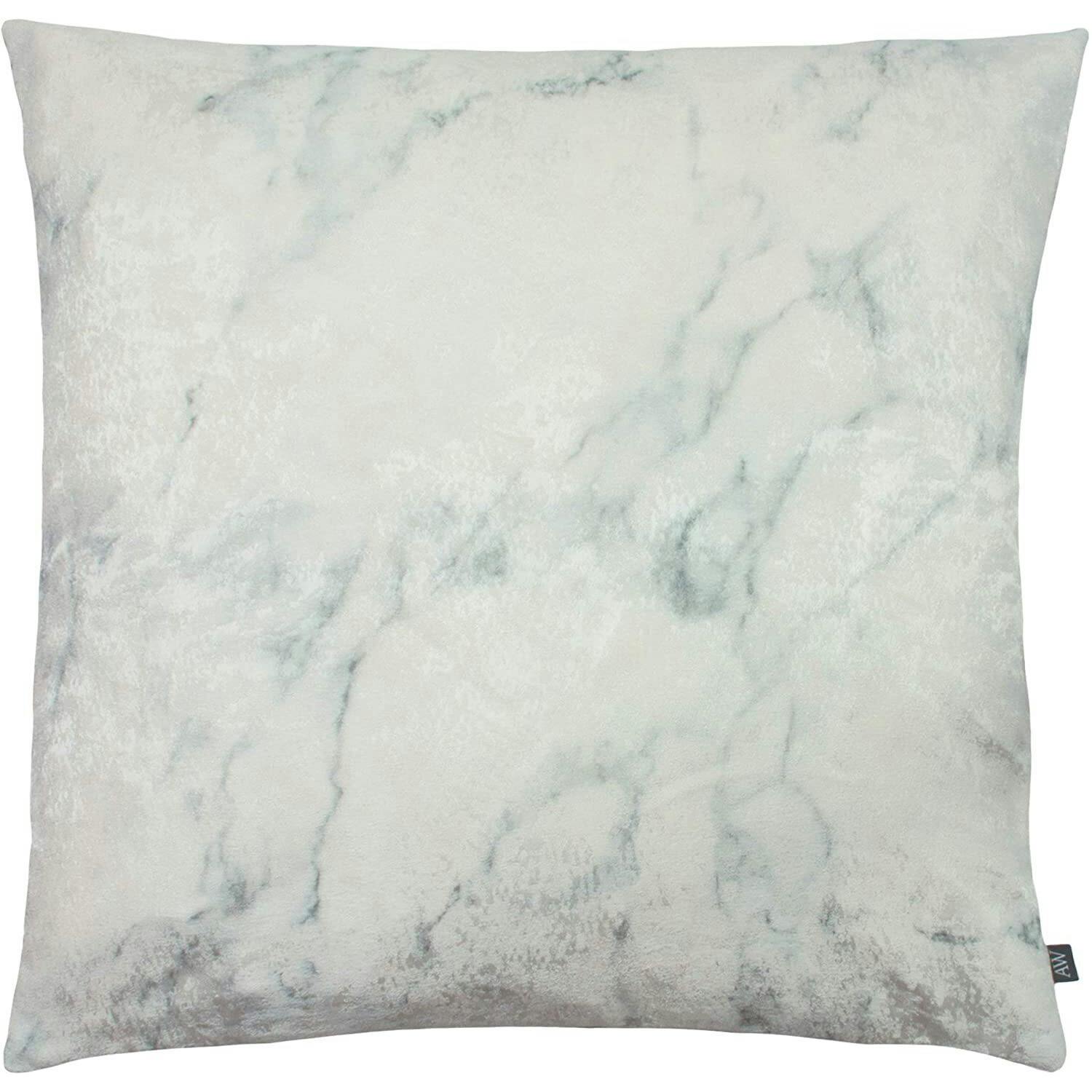Furn Dark/Grey Ashley Wilde Cinnabar Marble Cushion Cover - Slate/ - 50Cm X 50Cm - Slate/ - 67% Viscose/33% Linen