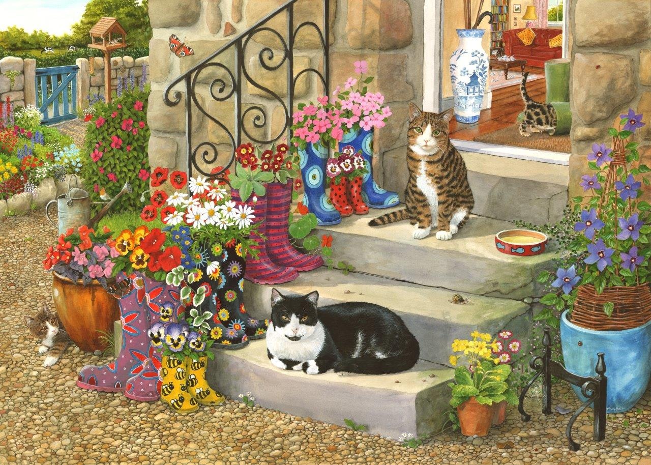 The House of Puzzles - Puss 'n' Boots - 500 Piece Jigsaw Puzzle - Extra Large - Image 3