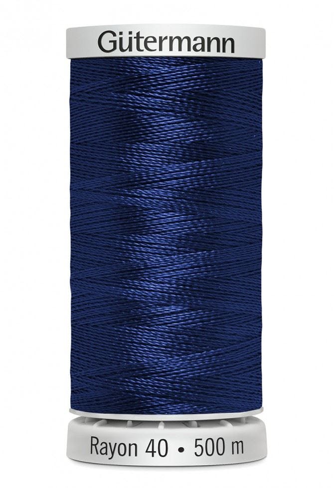 Gutermann No 40 Sulky Rayon Embroidery Thread 500M Rayon Thread Suitable For Embroidery - 1042 - 500 Metres