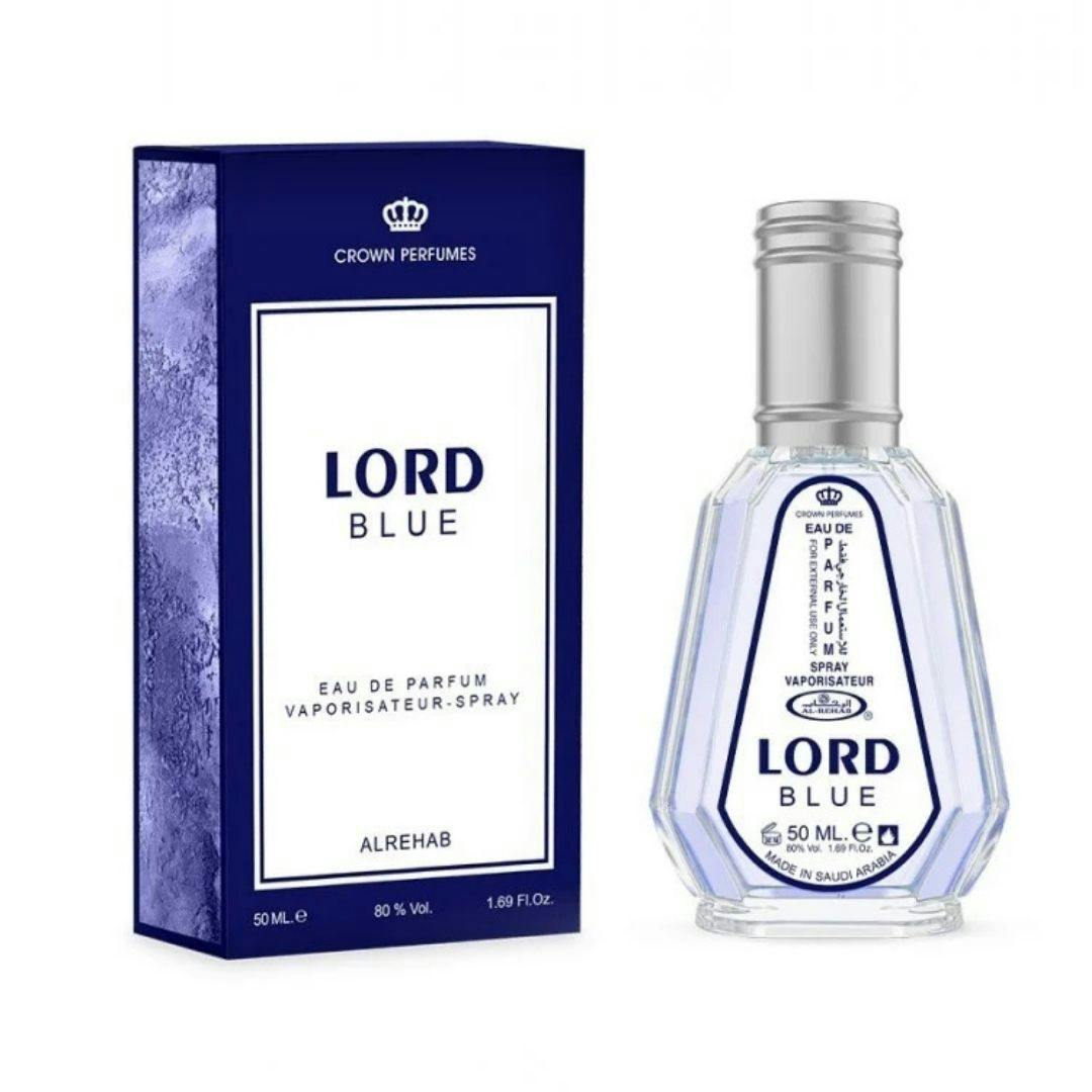 Al Rehab Crown Perfumes Men's Clear Lord Blue Eau De Parfum For In 50Ml - Image 2
