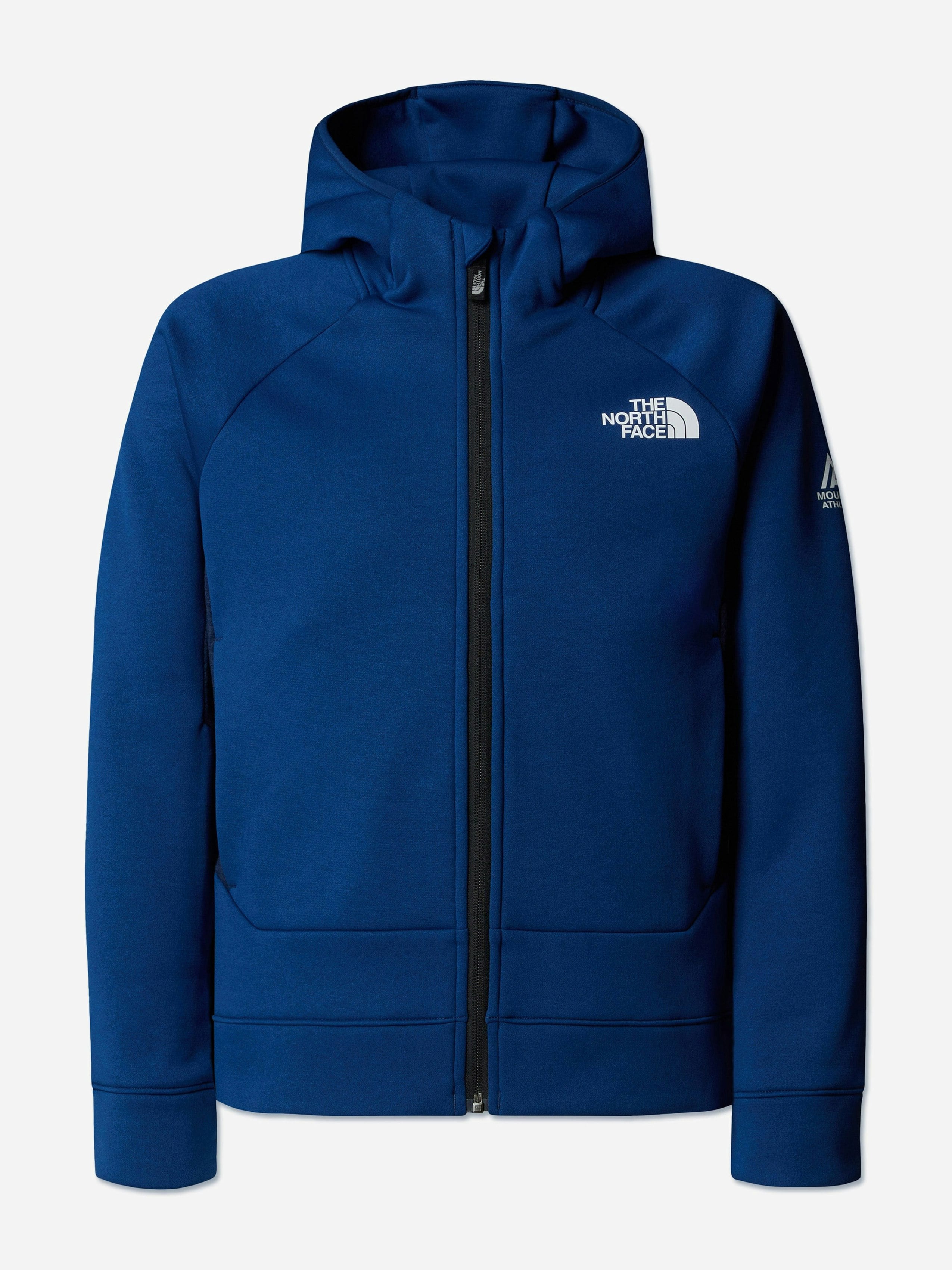 The North Face Boys Blue Mountain Athletics Full Zip Hoodie In - M (10 Yrs)