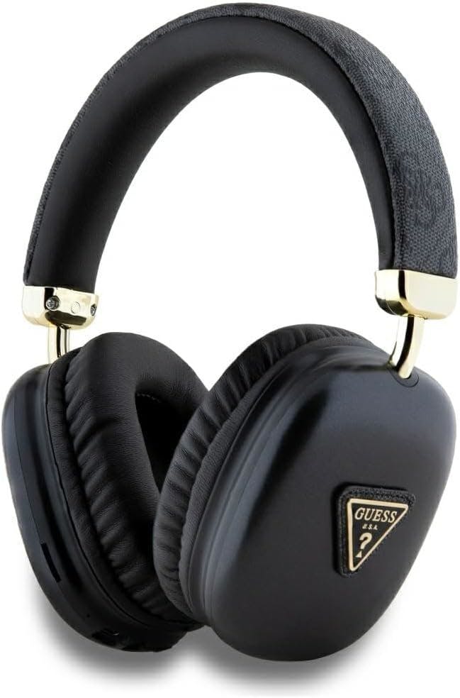 Guess Black Pu Leather 4G Triangle Logo Wireless Headphone - Gubhk1p4tpk