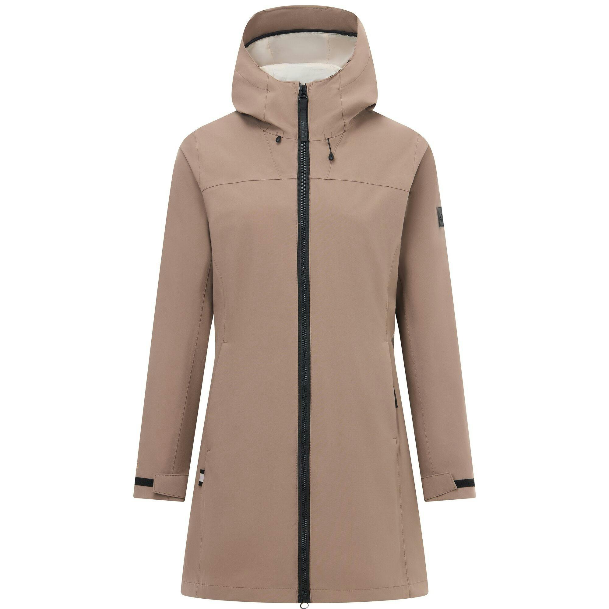 Regatta Women's Light / Denbury 3 In 1 Jacket - Mocha/ Vanilla - 14 Uk - Mocha/ Vanilla - 100% Recycled Polyester