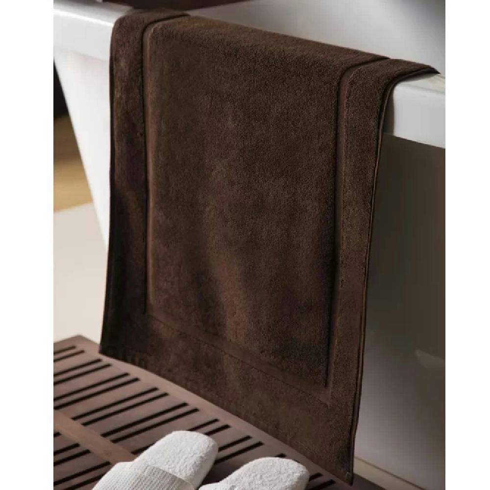Belledorm Hotel Madison Bath Mat - Chocolate - One Size - Chocolate - 100% Ringspun Cotton