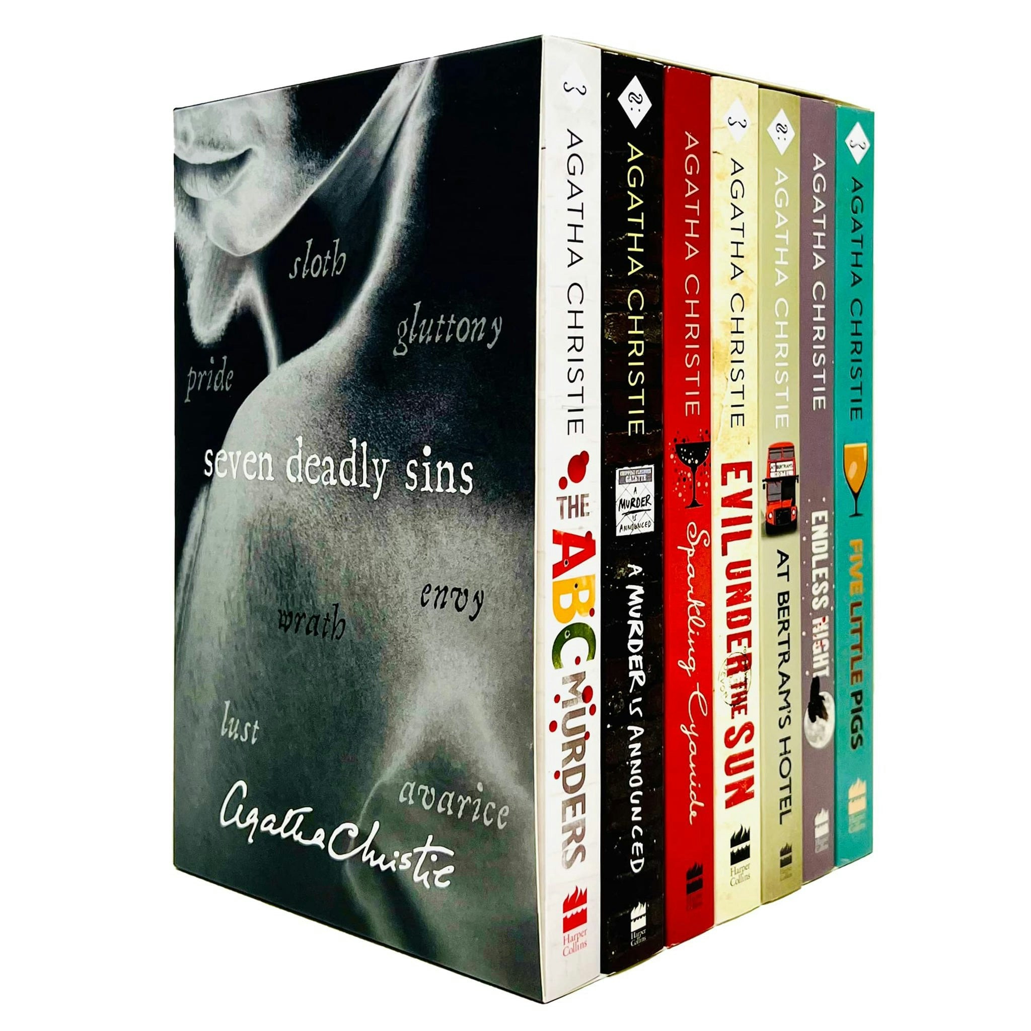 Harpercollins Publishers Girls Dark Seven Deadly Sins: Hercule Poirot Series By Agatha Christie: 7 Books Collection Box Set - Fiction - Paperback - Image 15