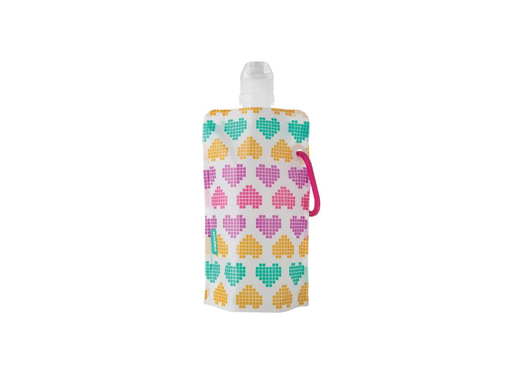 Rackhams 400Ml Kid's Water Bottle - Hearts