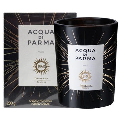 Rackhams Golden/Red Meets Tenuta Luce Scented Candle 200G