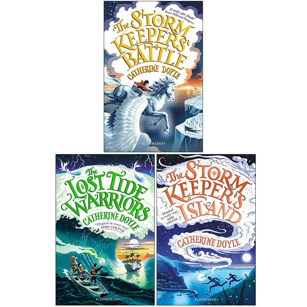 Bloomsbury Children's Books The Storm Keeper 3 Books The Storm Keepers' Battle, The Lost Tide Warriors, The Storm Keepers Island
