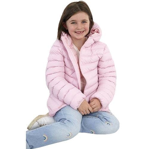 Coolandnew Girls Pink Brave Soul Grant Padded Jacket - Pale - 9-10 Years