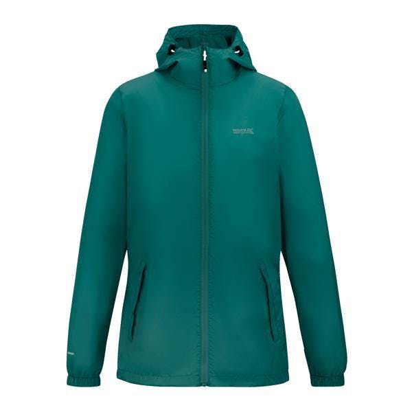 Regatta Women's Green Pack It Iii Waterproof Jacket - Mediterranean - 20 Uk - Mediterranean - 100% Polyamide