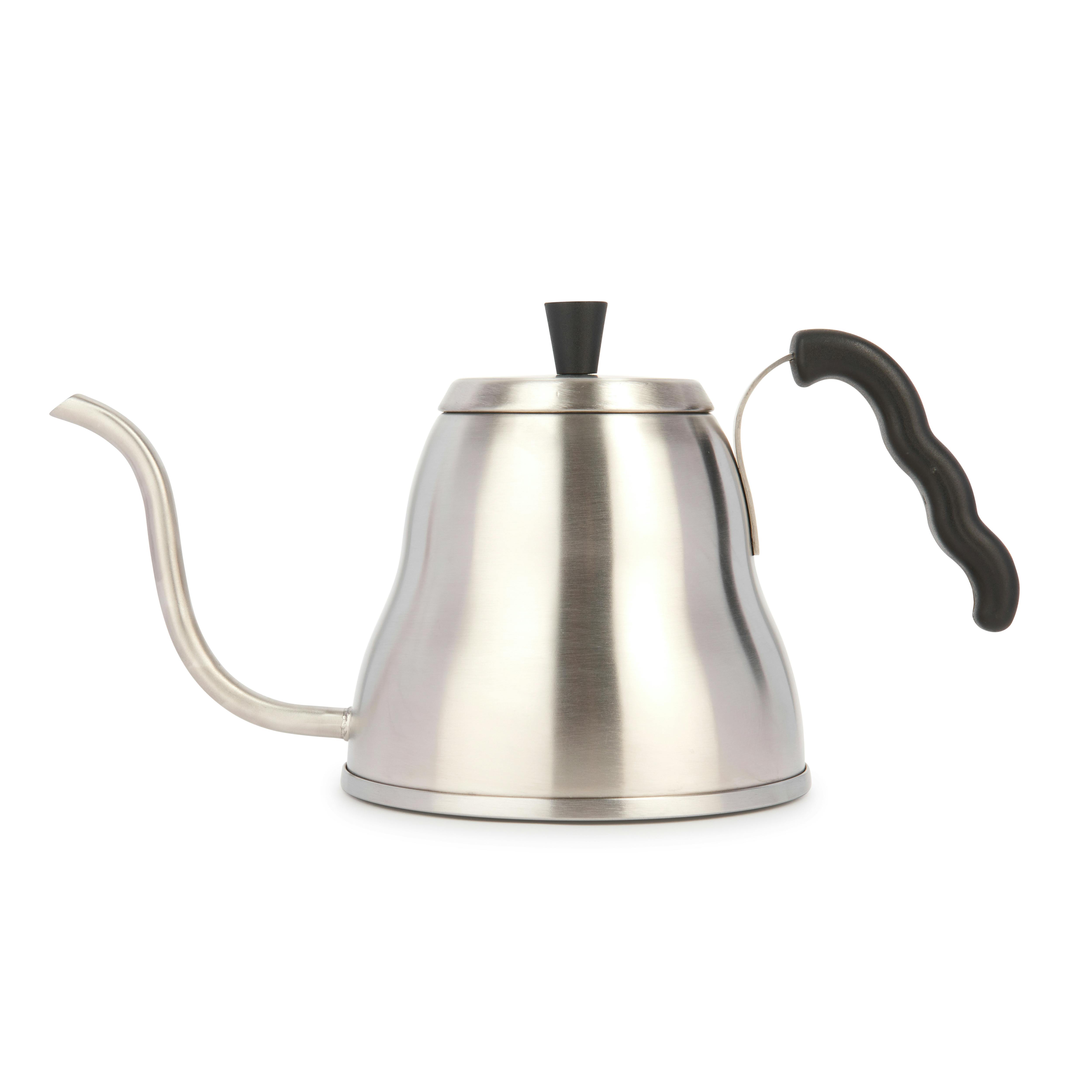 Rackhams Silver Stainless Steel Pour-Over Kettle - Stainless Steel - Kettle