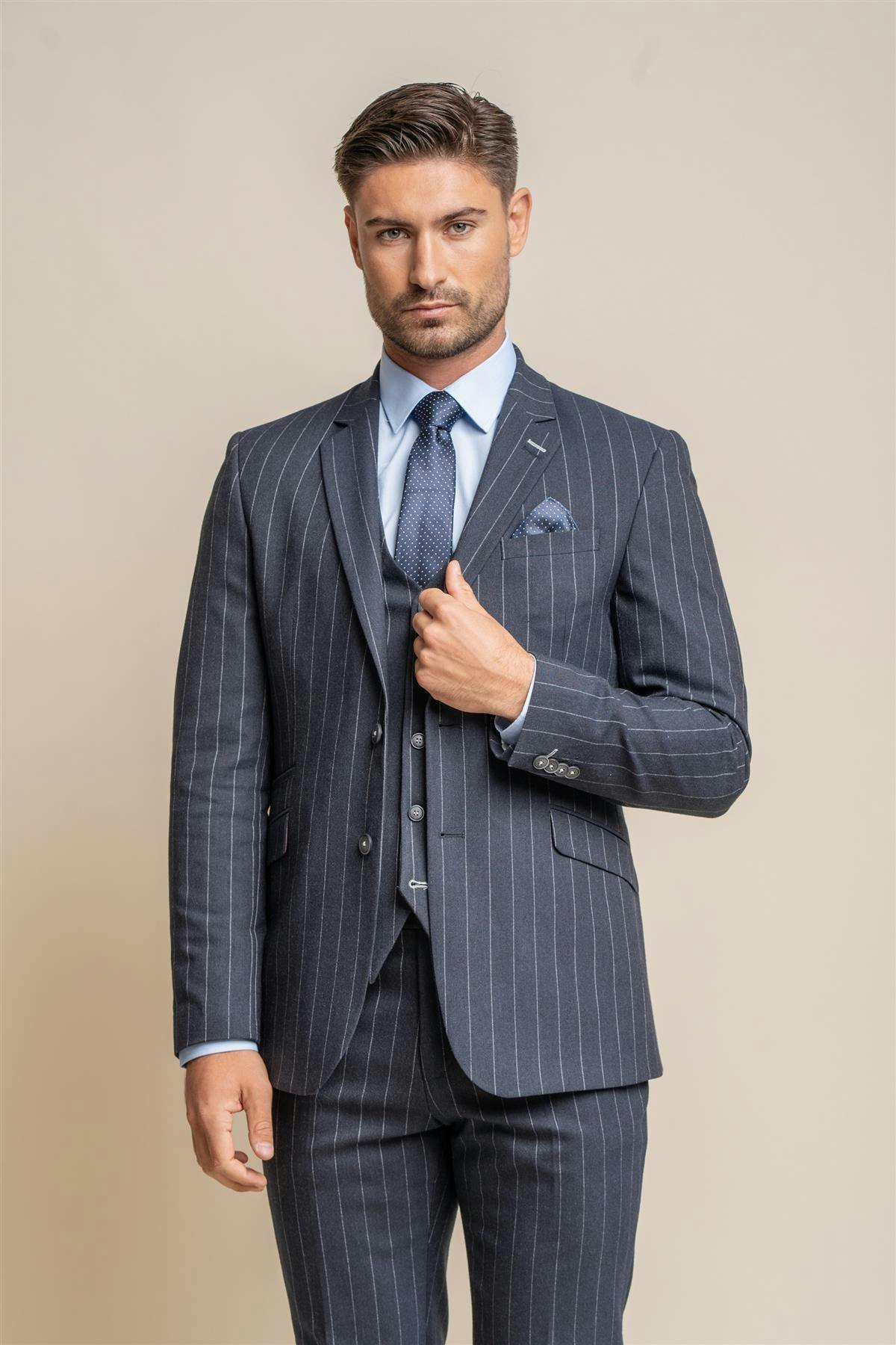 House Of Cavani Black Invinsible Blazer - 44 Inch Chest