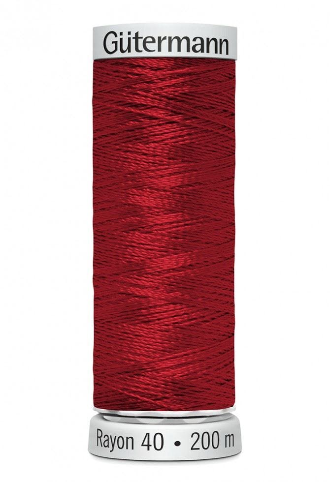 Gutermann No 40 Sulky Rayon Embroidery Thread 200M Rayon Thread Suitable For Embroidery - 1147 - 200 Metres