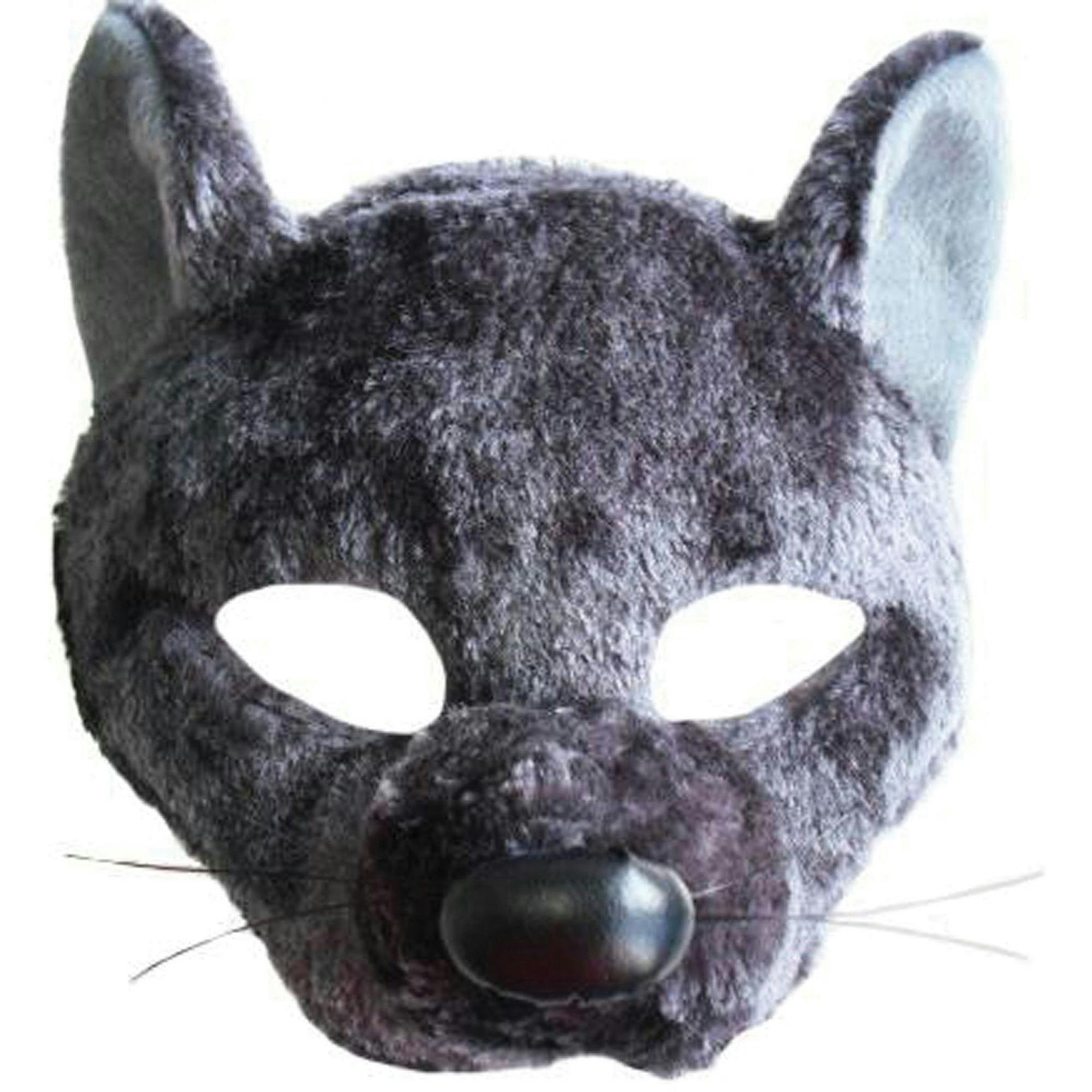 Bristol Novelty Unisex Dark/Grey Adults Rat Mask With Sound - One Size