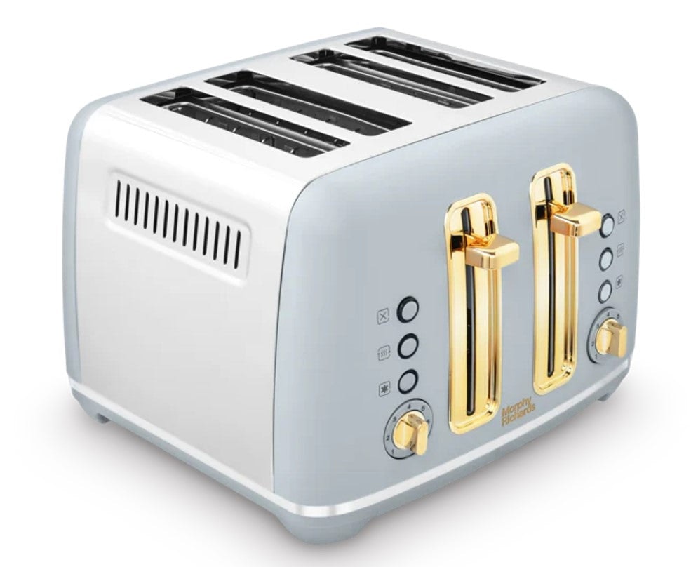 Morphy Richards Gold/Grey Accents 4 Slice Toaster
