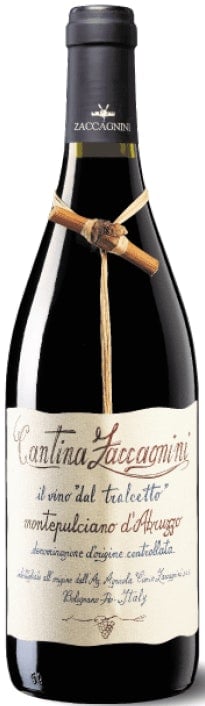 Zaccagnini Red/Black/White Montepulciano D'abruzzo Doc Tralcetto 75Cl - Pack Of 6